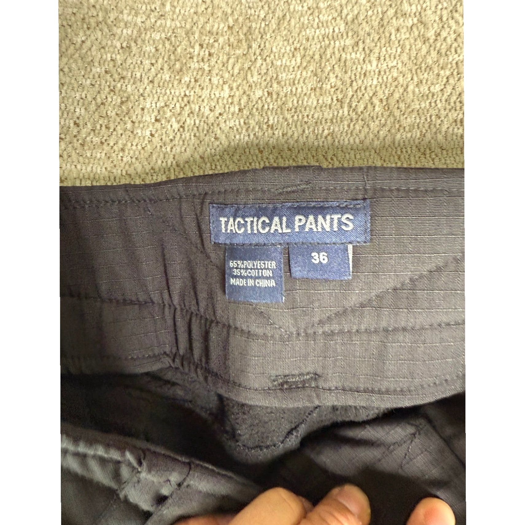 Vintage Mens Tactical Pants Cargo Black Size 36 Pants Trousers Workwear Outdoor Utility Size US 36 / EU 52 - 2 Thumbnail