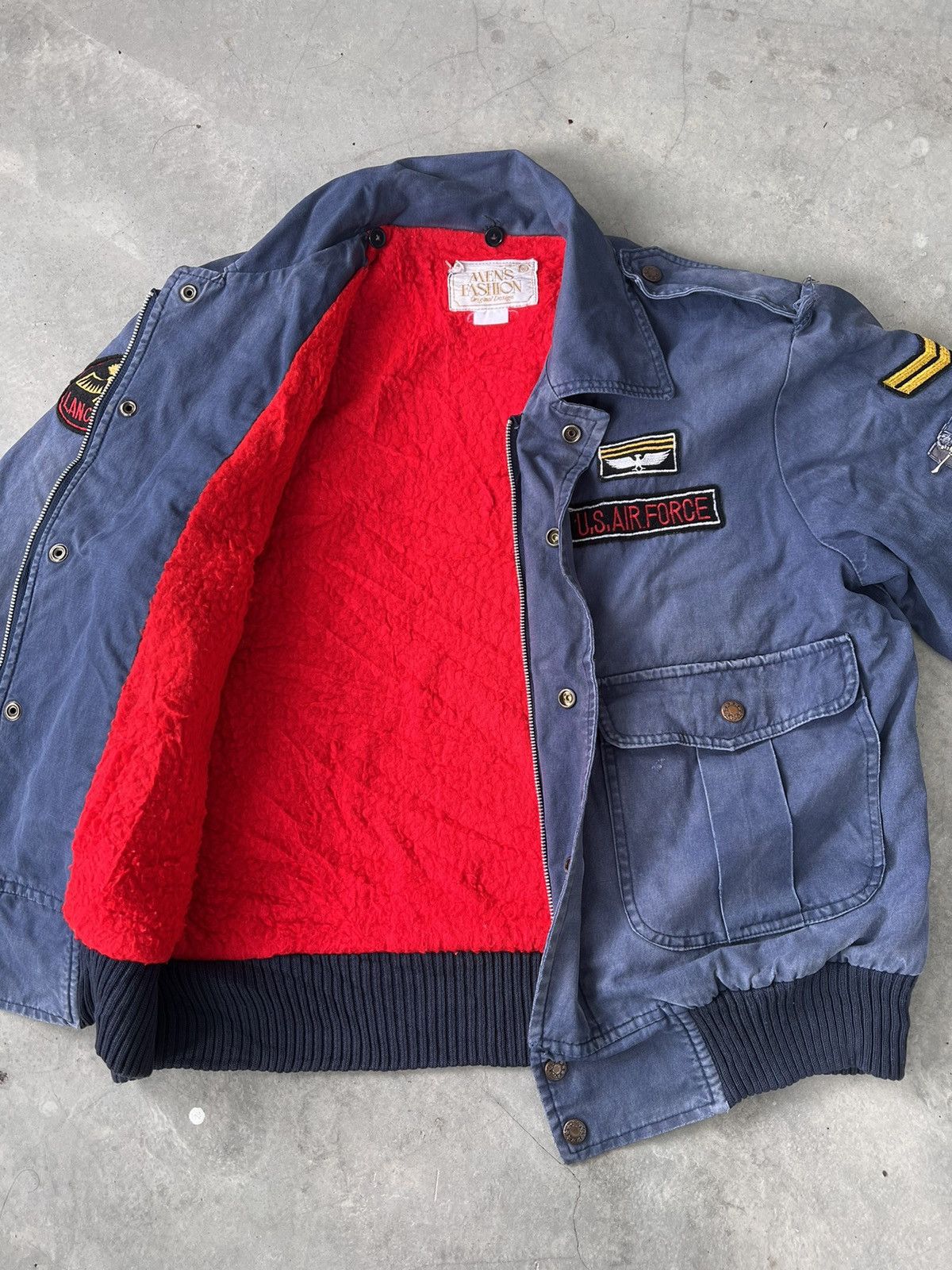 Vintage Vintage Us Air Force bomber jacket Size US M / EU 48-50 / 2 - 7 Thumbnail