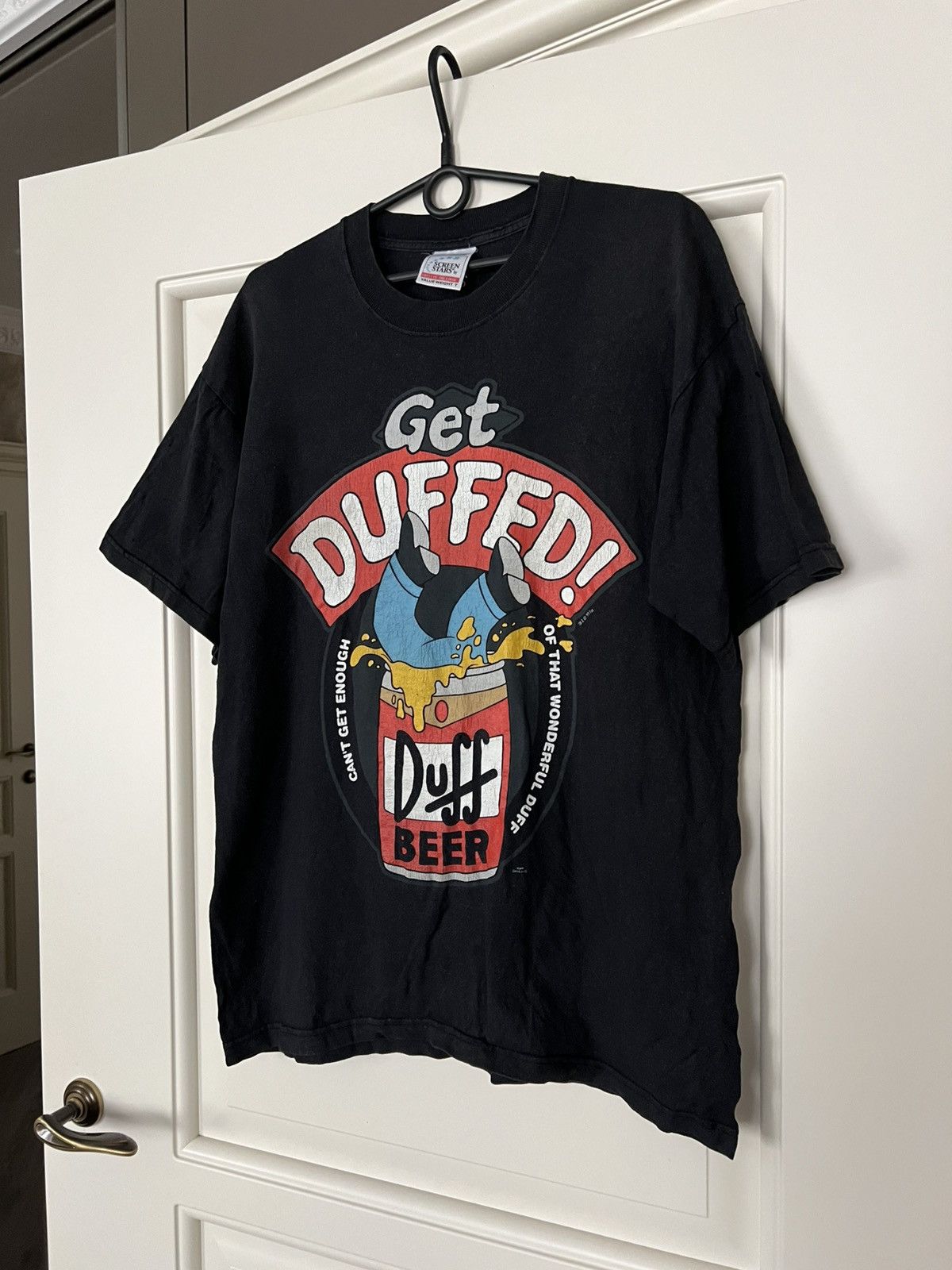 The Simpsons Vintage 1999 The Simpsons Get Duffed Homer Simpson T-Shirt Size US XL / EU 56 / 4 - 2 Thumbnail