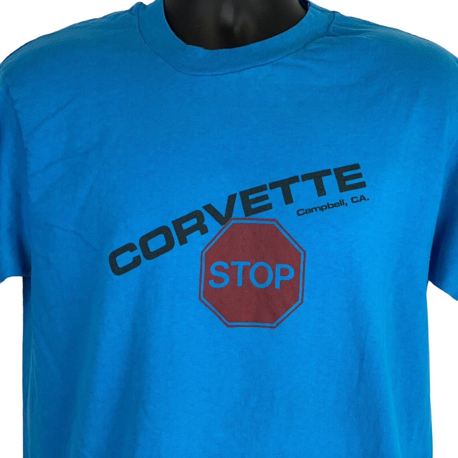 Vintage Vintage Corvette Stop Campbell California T Shirt M Medium Size US M / EU 48-50 / 2 - 1 Thumbnail