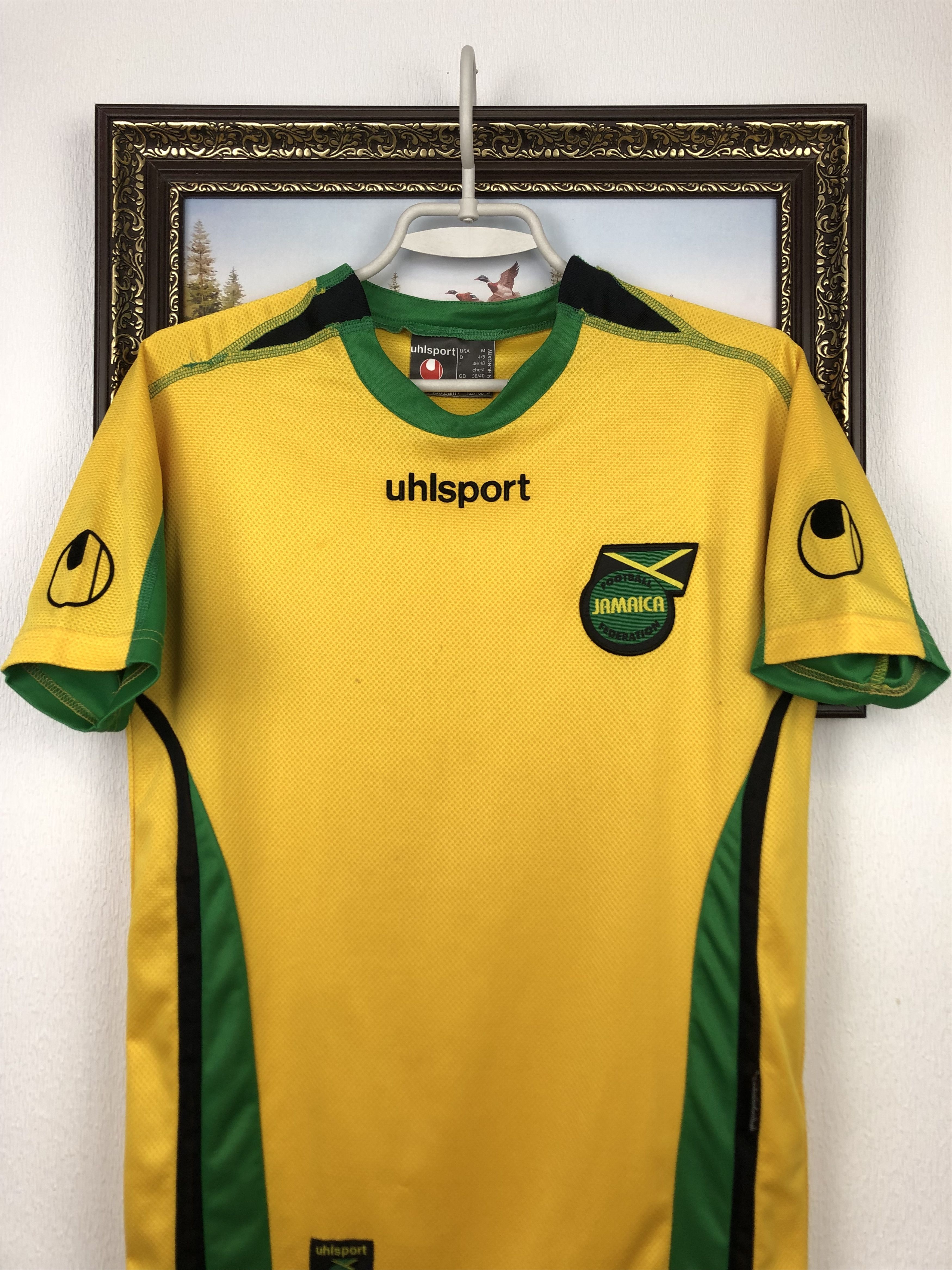 Vintage Jamaica football shirt 2005 Soccer Mens Jersey Slim Fit Size US M / EU 48-50 / 2 - 2 Thumbnail