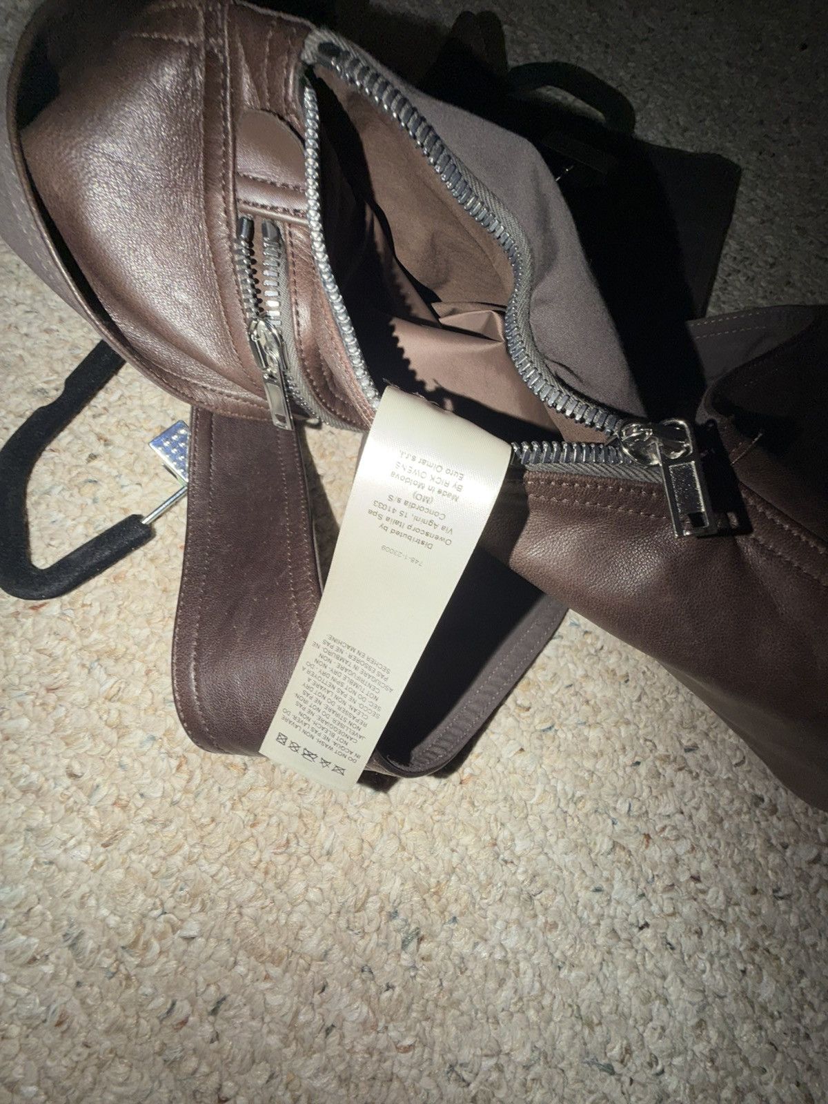 Rick Owens Rick Owens Brown Bauhaus Vest Size 50 Size US M / EU 48-50 / 2 - 13 Thumbnail