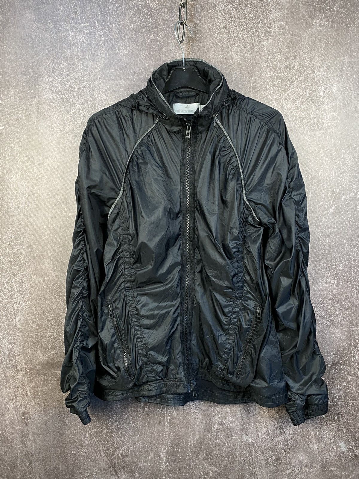 Adidas Adidas X Stella McCartney Windbreaker Zipper Jacket Size S / US 4 / IT 40 - 1 Thumbnail