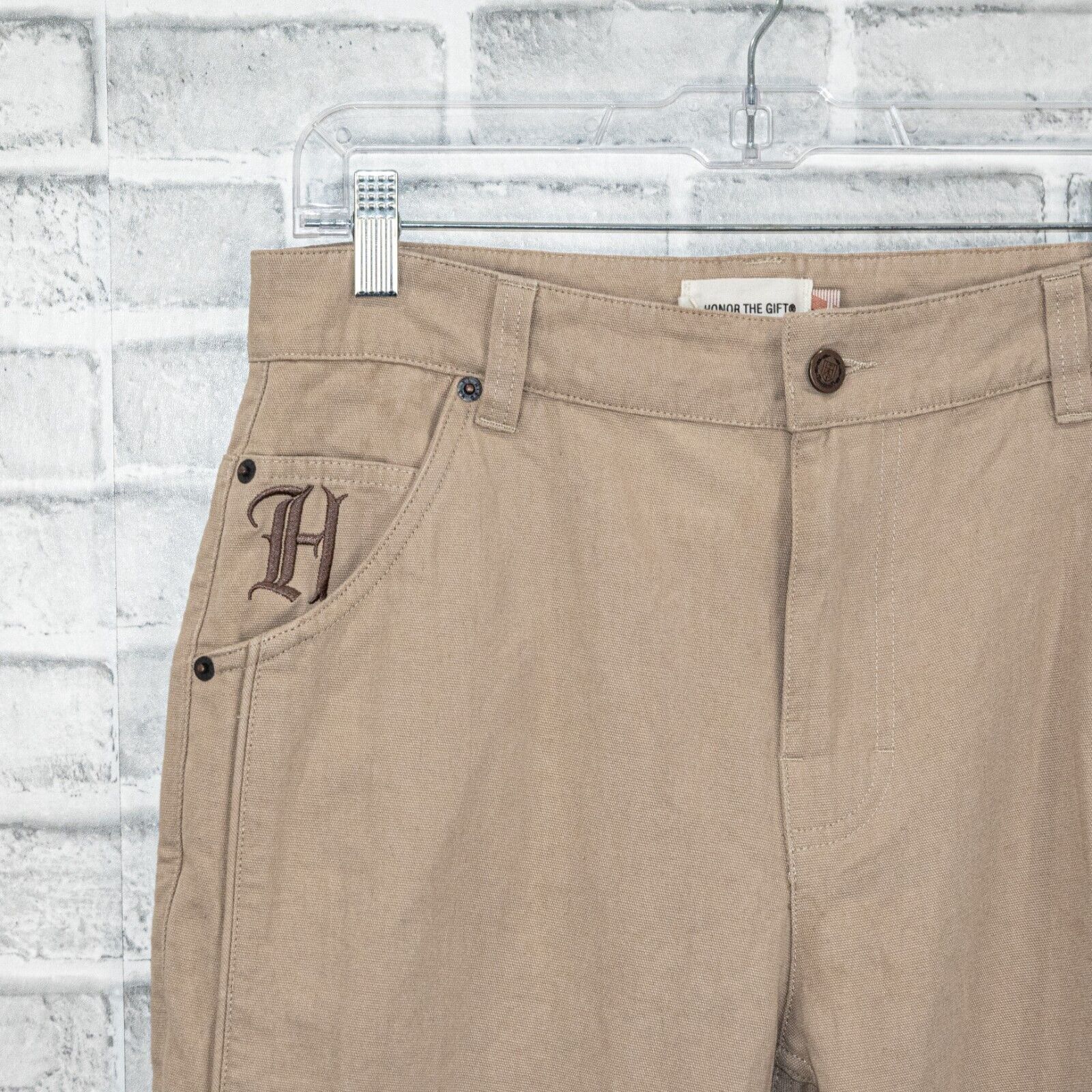 Honor the Gift HONOR THE GIFT Men's Pipeline Ankle Pants in Tan Beige Size US 32 / EU 48 - 4 Thumbnail