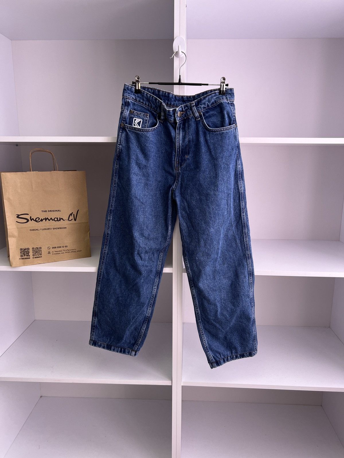 Karl Kani × Vintage Vintage Karl Kani Rap Denim Pants Size US 27 - 2 Thumbnail