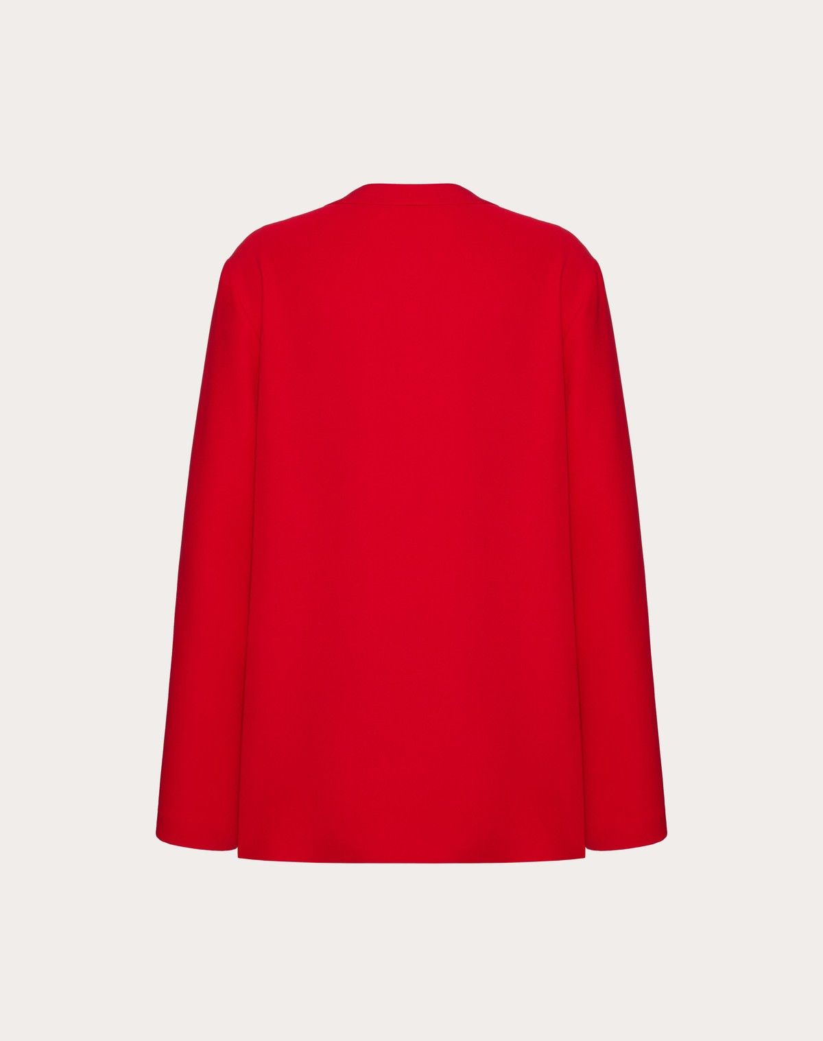 Valentino o1s1wg110525 Cady Couture Top in Red Size XS / US 0-2 / IT 36-38 - 2 Thumbnail