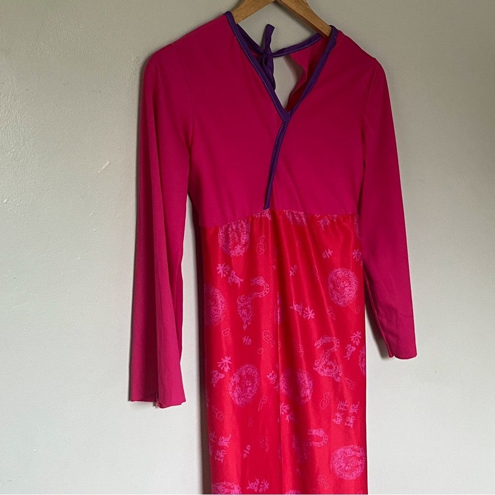 The Unbranded Brand Women’s Long A-Line Japanese Kurta V-neck dress Medium Size ONE SIZE - 1 Thumbnail