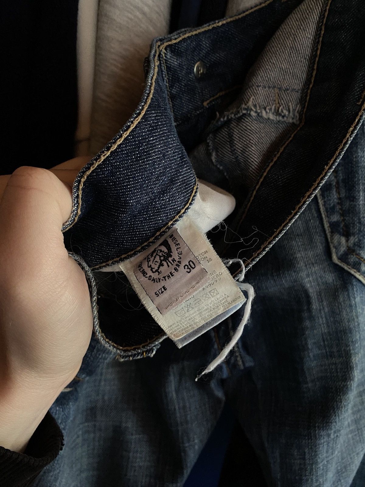 Diesel VINTAGE DIESEL DENIM JEANS Y2k Size 30" / US 8 / IT 44 - 5 Thumbnail
