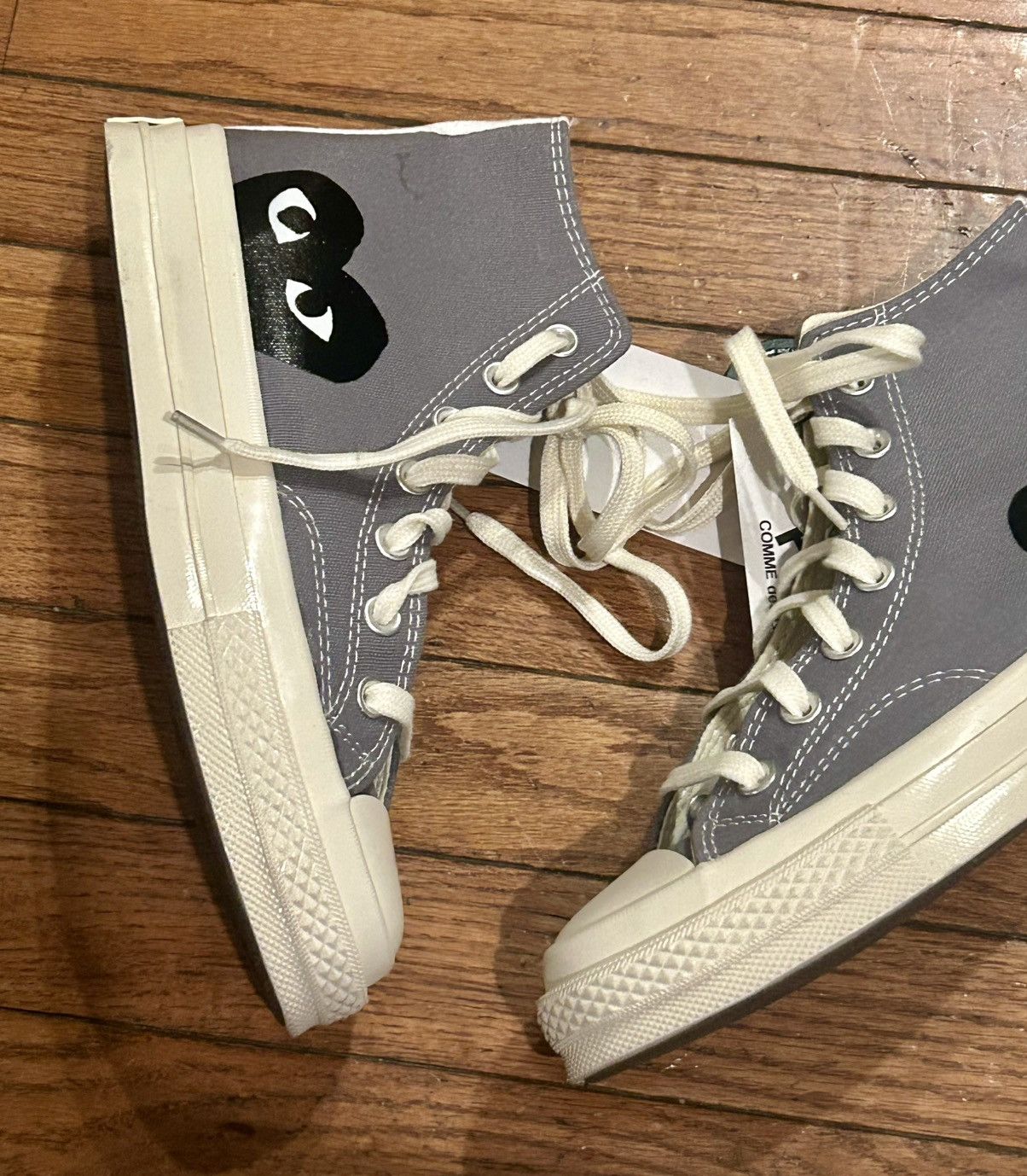 Converse Converse Chuck 70 (Comme des Garçons) High “Steel Gray” Size US 7.5 / IT 37.5 - 3 Thumbnail