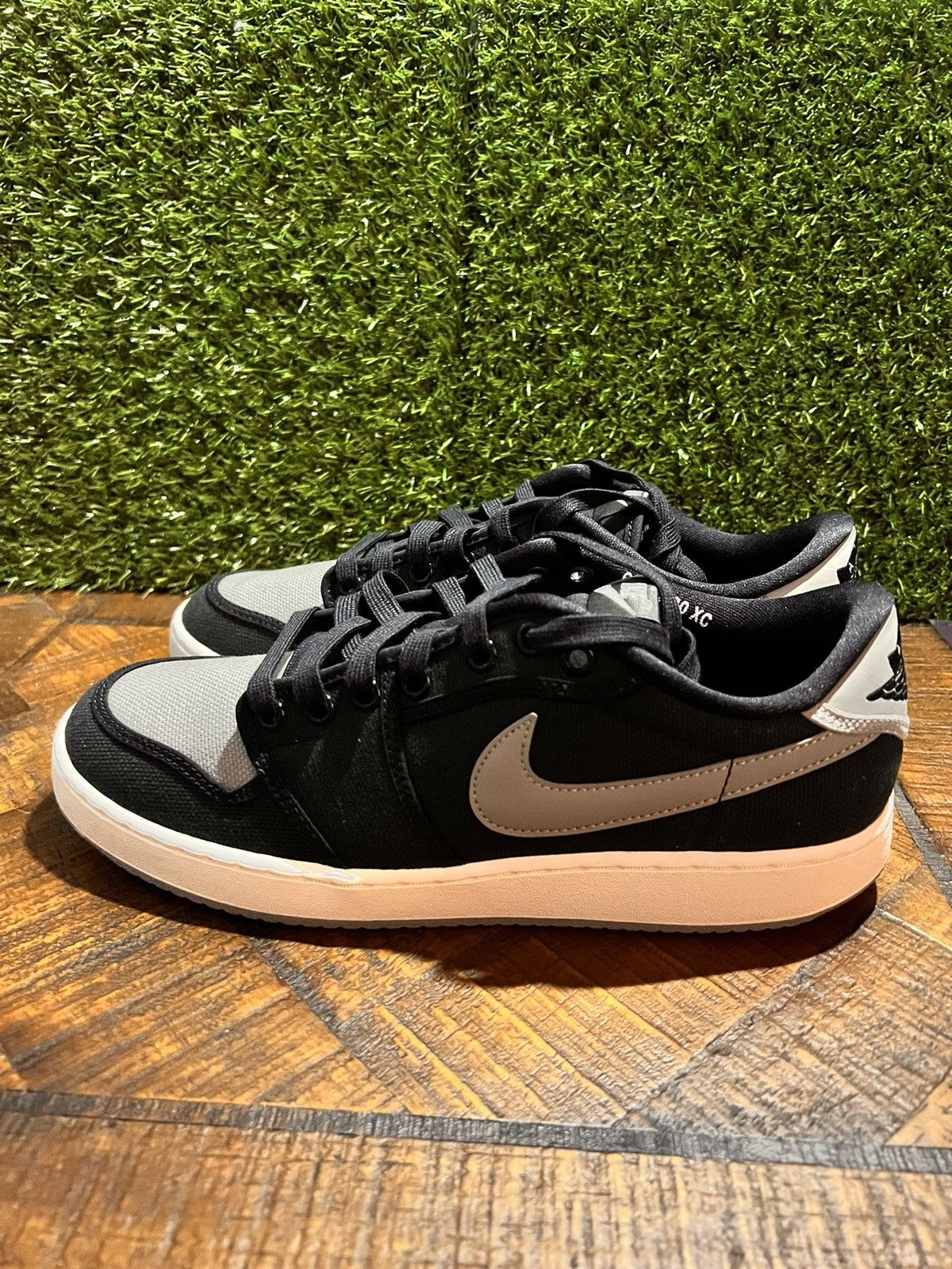 image of Jordan Nike Jordan 1 Ajko “Shadow” Low Shoes in Black, Men's (Size 9)
