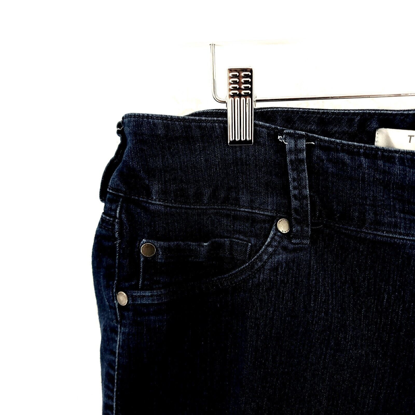 Torrid Torrid Denim Dark Blue High Rise Jegging Jeans Size 18S 37/2 Size 40" / US 18 - 3 Thumbnail