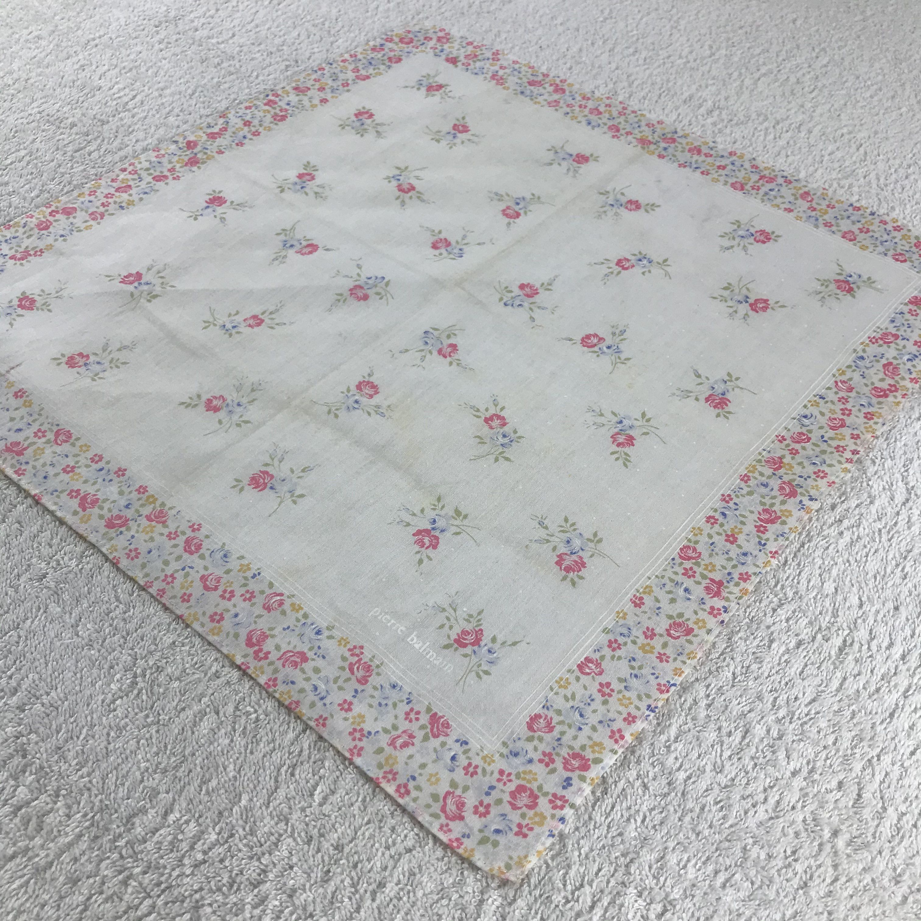 Pierre Balmain × Vintage Pierre Balmain Bandana / Handkerchief / Neckerchief - S211 Size ONE SIZE - 2 Thumbnail