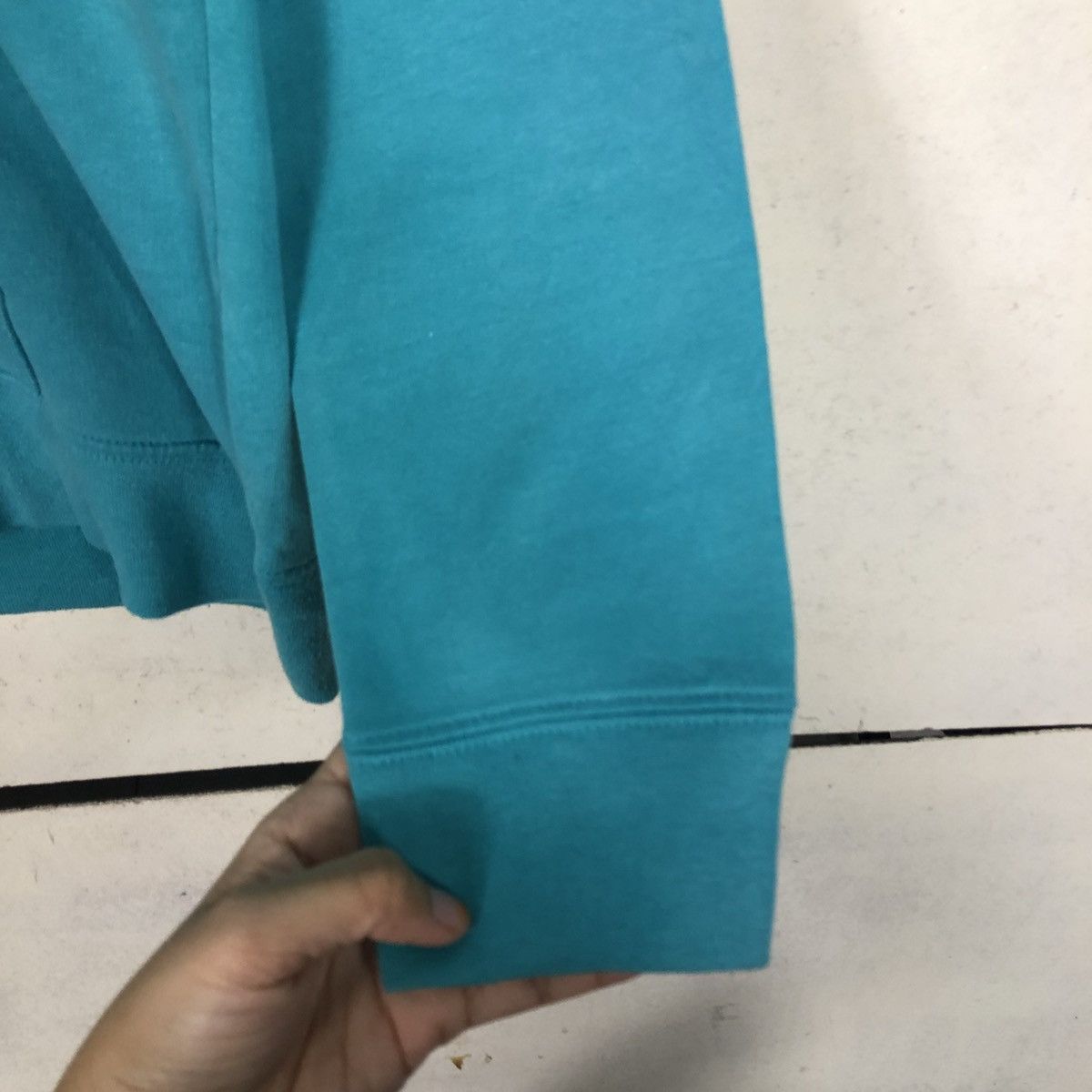 Japanese Brand 📌Vintage Hoodie Pull Over Gap Ocean Green Spell Out Size US L / EU 52-54 / 3 - 15 Thumbnail