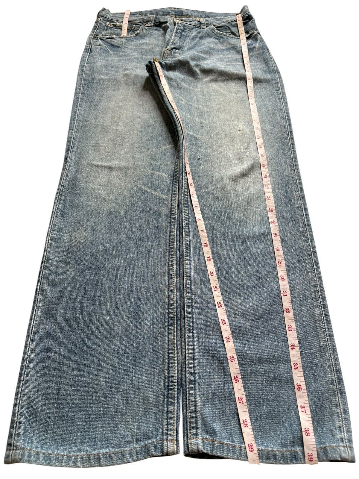 Levi's Vintage 90s Levis 502 Faded Wash Distressed Loose Jeans Size US 31 - 13 Thumbnail
