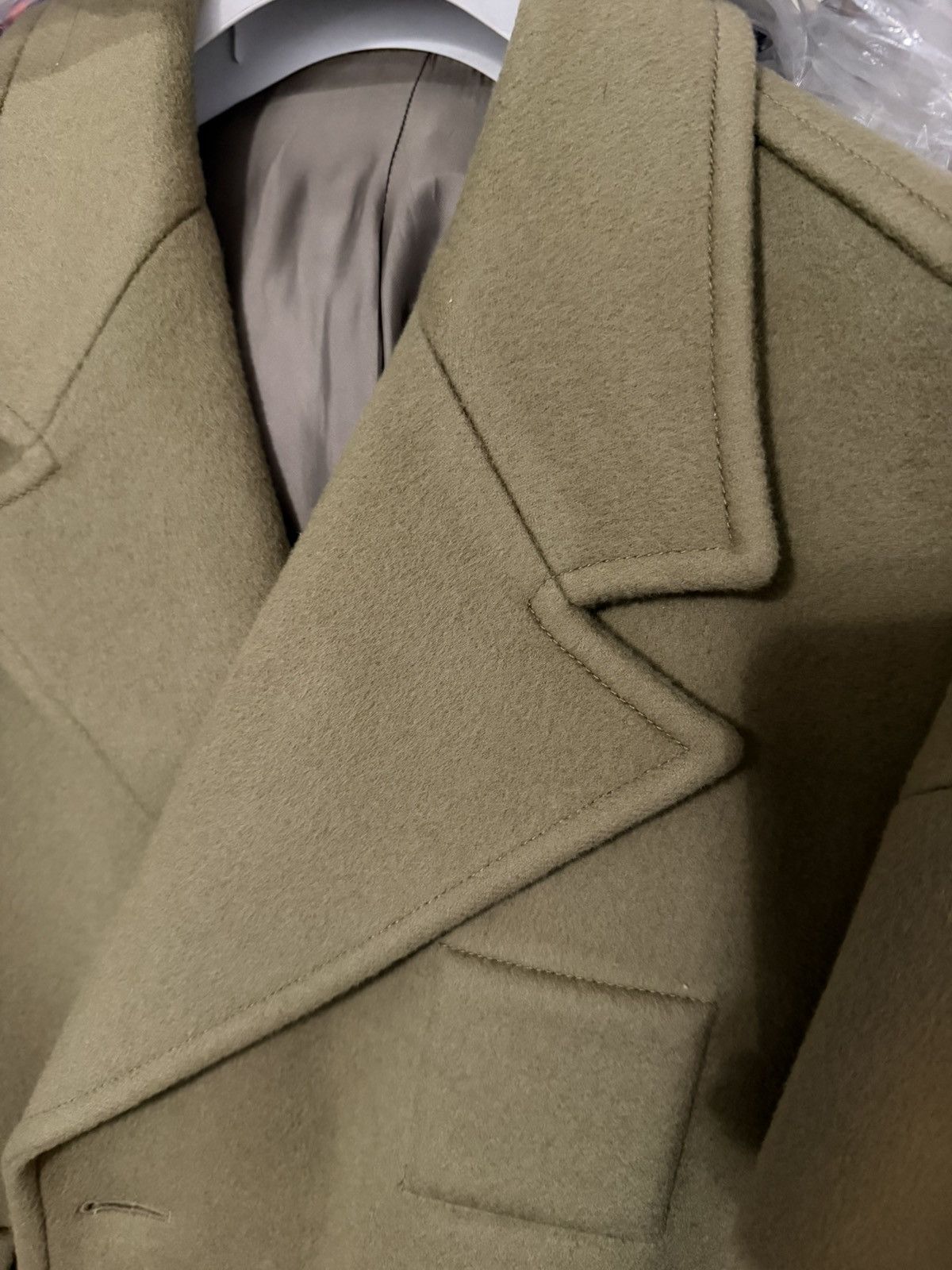 Wooyoungmi Wooyoungmi Beige Over Size Wool Coat Men Size 50 Size US M / EU 48-50 / 2 - 3 Thumbnail
