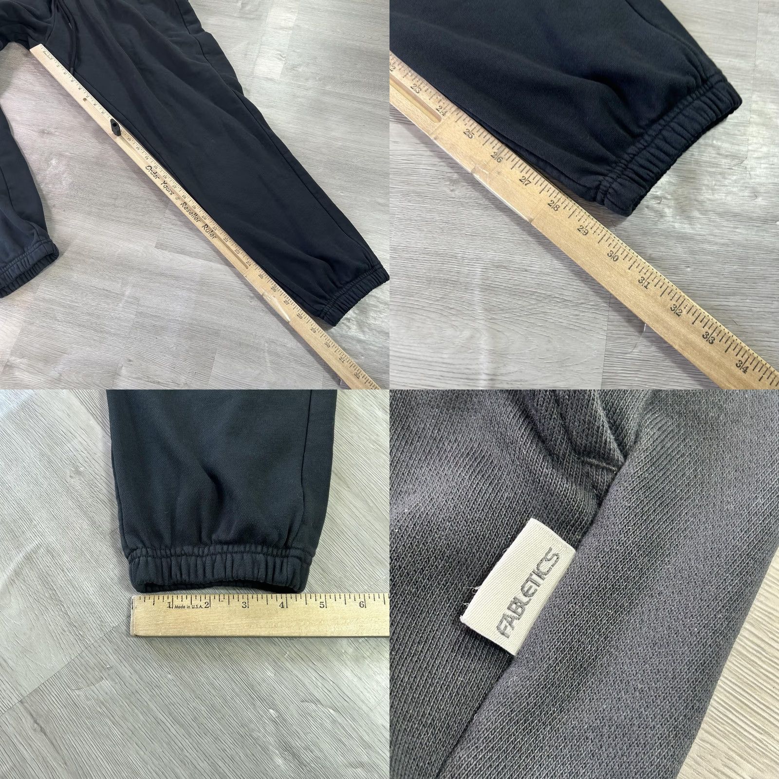 Fabletics Fabletics Mens 2XL Black Fleece Jogger Elastic Waist Pockets Sweatpants Sportswear Pants Size US 39 - 8 Thumbnail