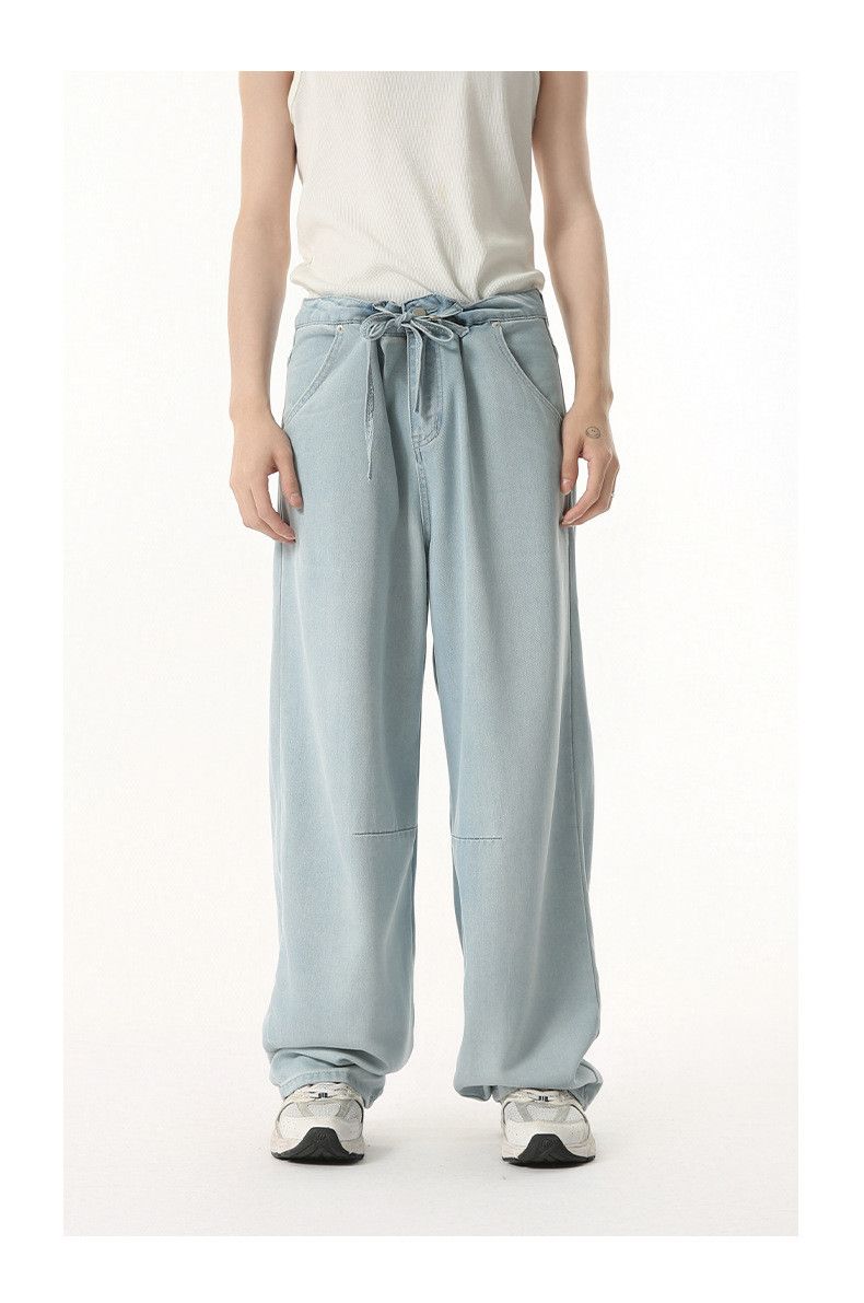 Japanese Brand Men's Japanese Retro Cleanfit Straight Loose Fit Jeans Size US 32 / EU 48 - 2 Thumbnail