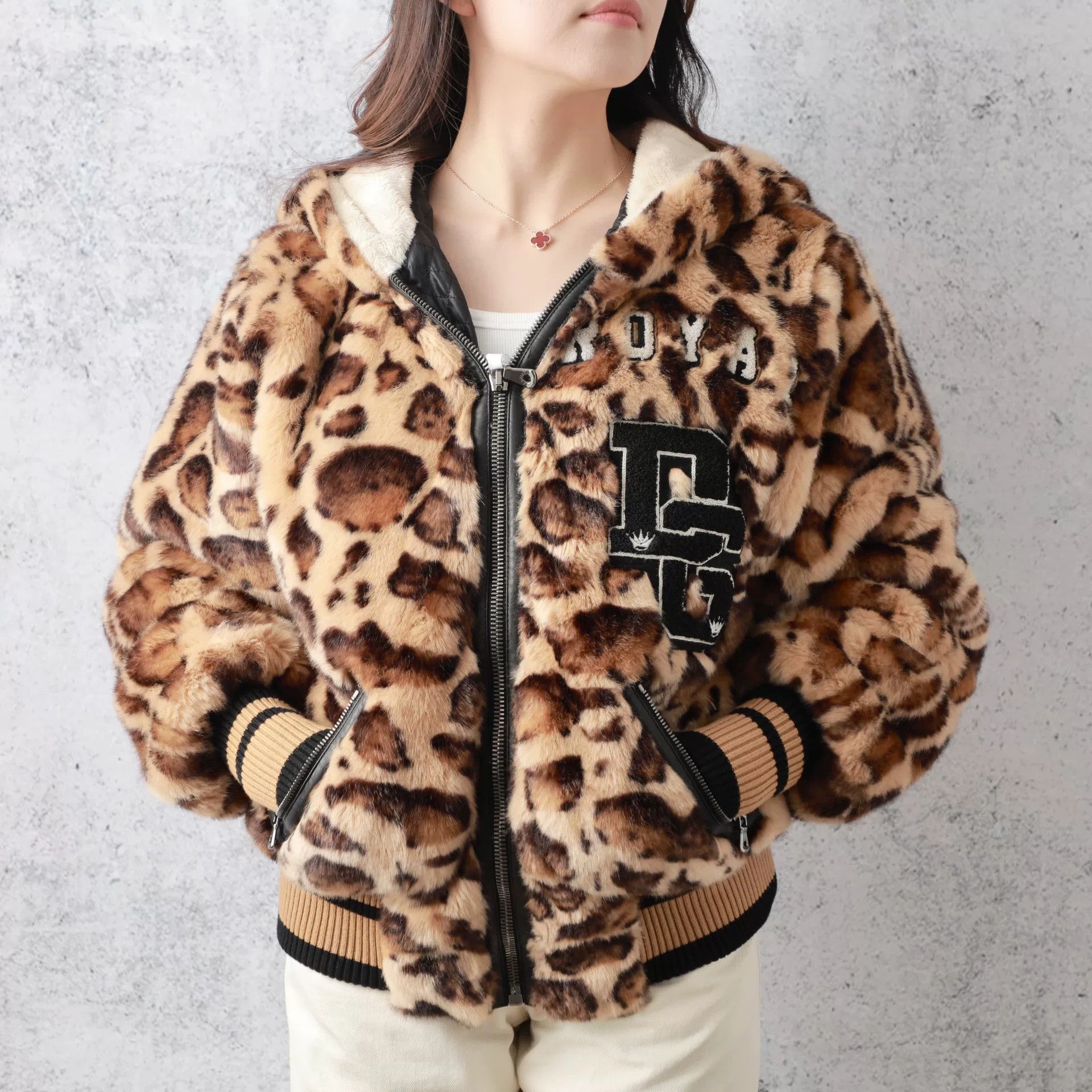 Dolce & Gabbana Dolce & Gabbana Leopard Hooded Zip Jacket Size M / US 6-8 / IT 42-44 - 1 Thumbnail