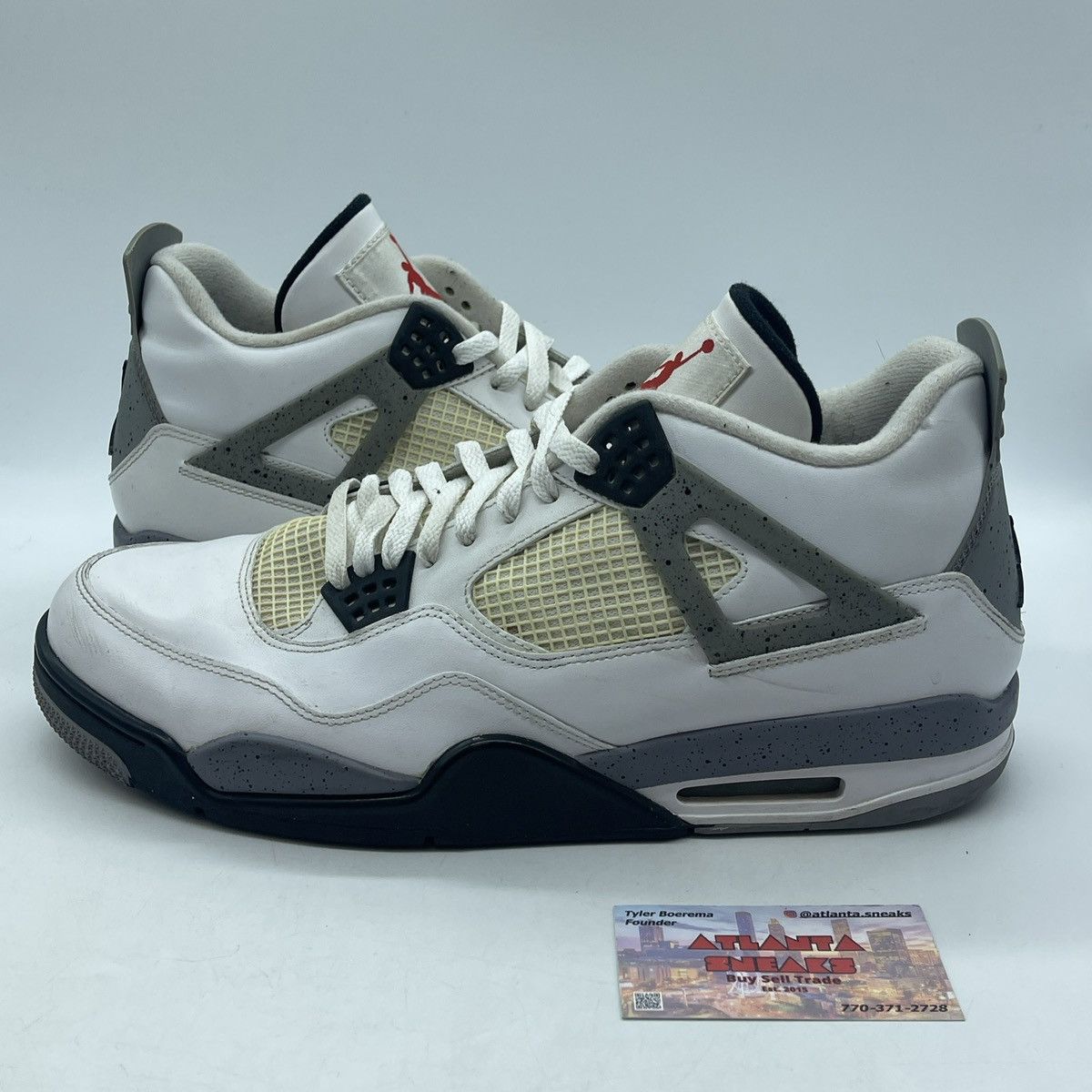 Jordan Brand Air Jordan 4 white cement Size US 14 / EU 47 - 1 Thumbnail