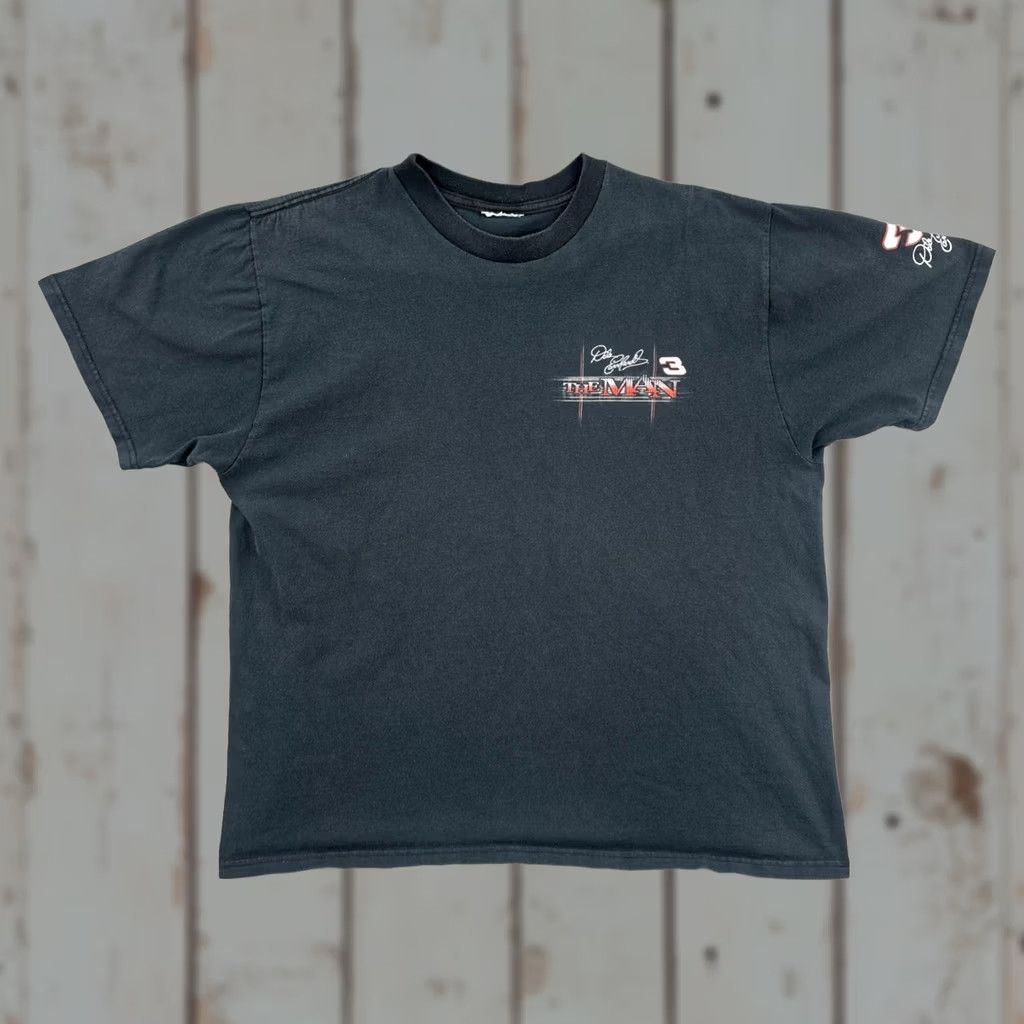 Vintage VINTAGE Chase NASCAR 90s T Shirt Men XL Black Crew Neck Short Sleeve Dale Earnhardt #3 The Man Size US XL / EU 56 / 4 - 1 Thumbnail