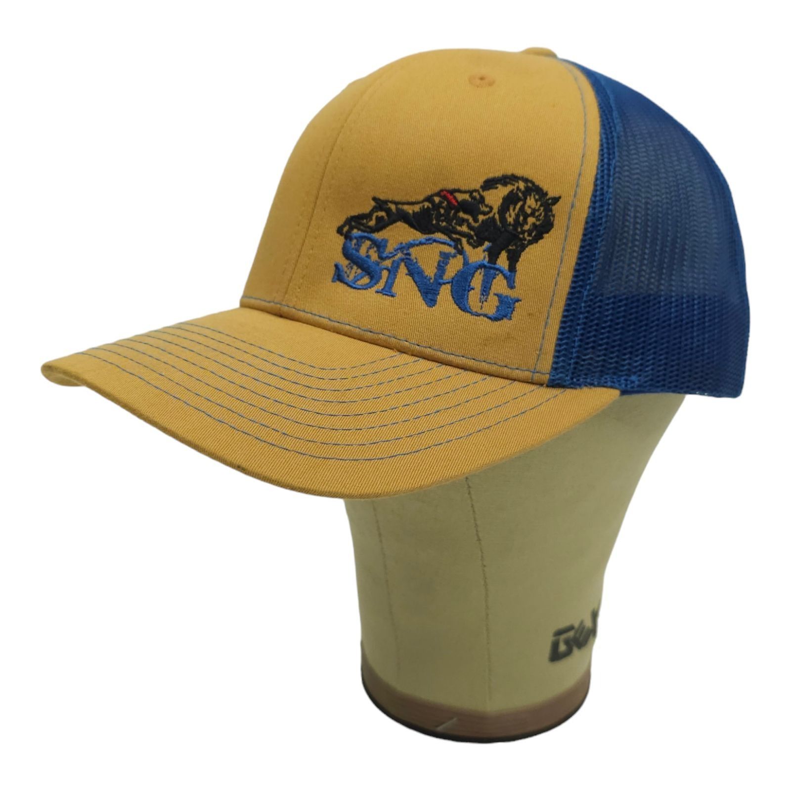 Richardson SNG Embroidered Logo Mesh Adjustable Snapback Cap Trucker Size ONE SIZE - 2 Thumbnail