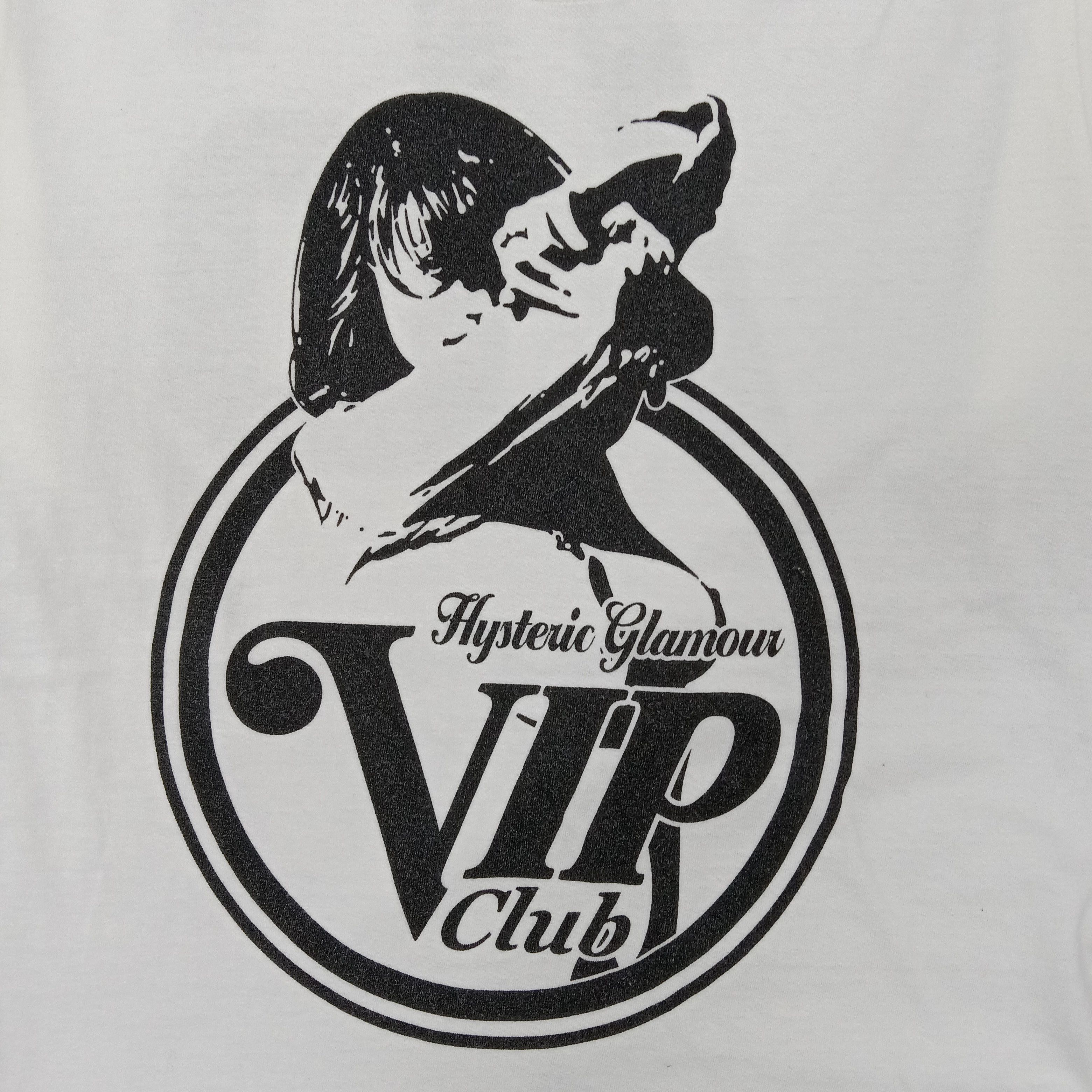 Hysteric Glamour × Japanese Brand × Vintage Hysteric Glamour VIP Club Japan Brand Tshirt Size XS / US 0-2 / IT 36-38 - 2 Thumbnail