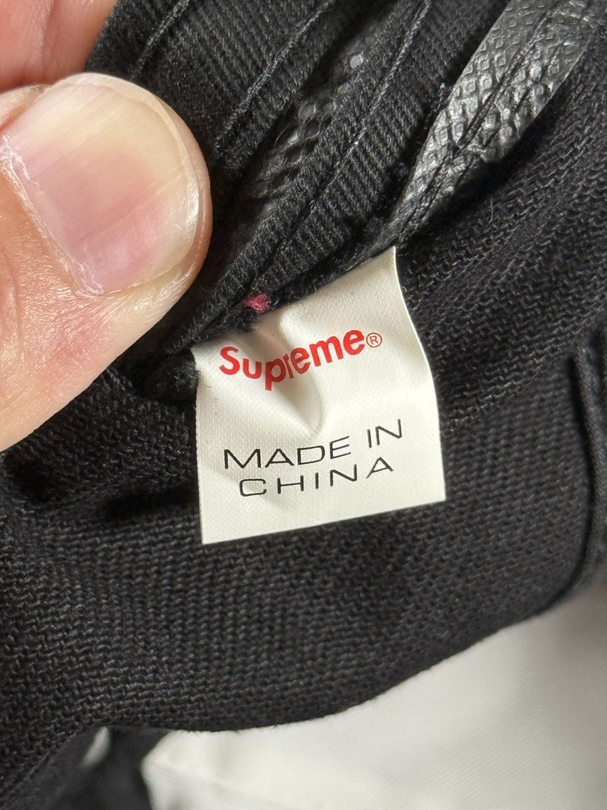Supreme SUPREME SS18 CLASSIC LOGO 6 PANEL CAP BLACK Size ONE SIZE - 8 Thumbnail