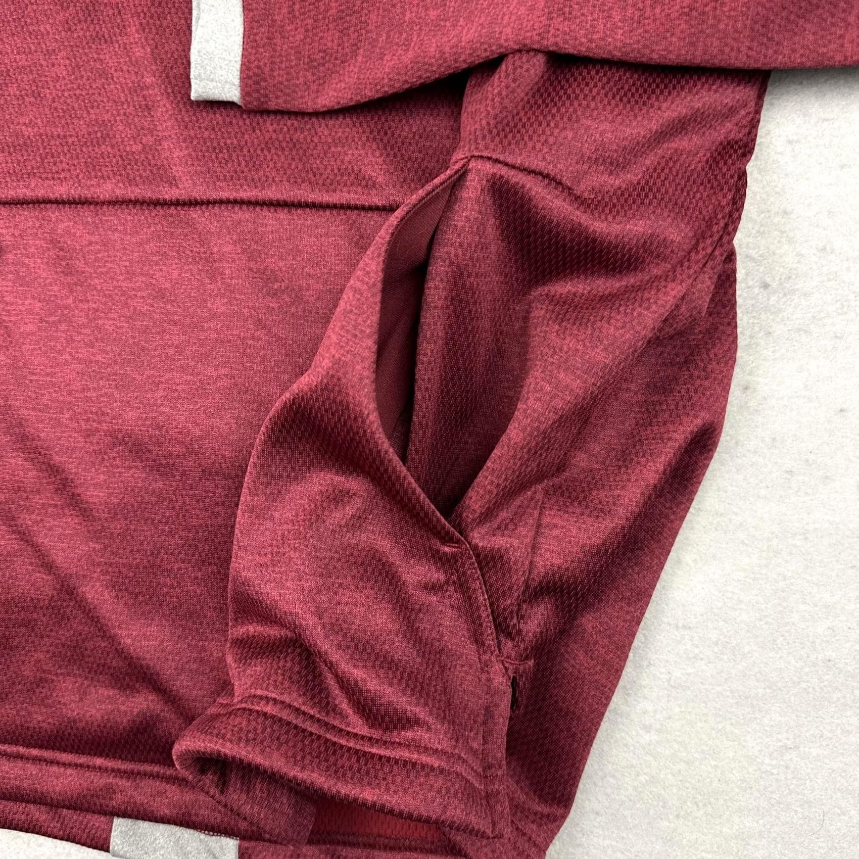 Adidas Adidas Baseball Sweatshirt Mens L Maroon Gray Crewneck Pullover Performance Size US L / EU 52-54 / 3 - 4 Thumbnail