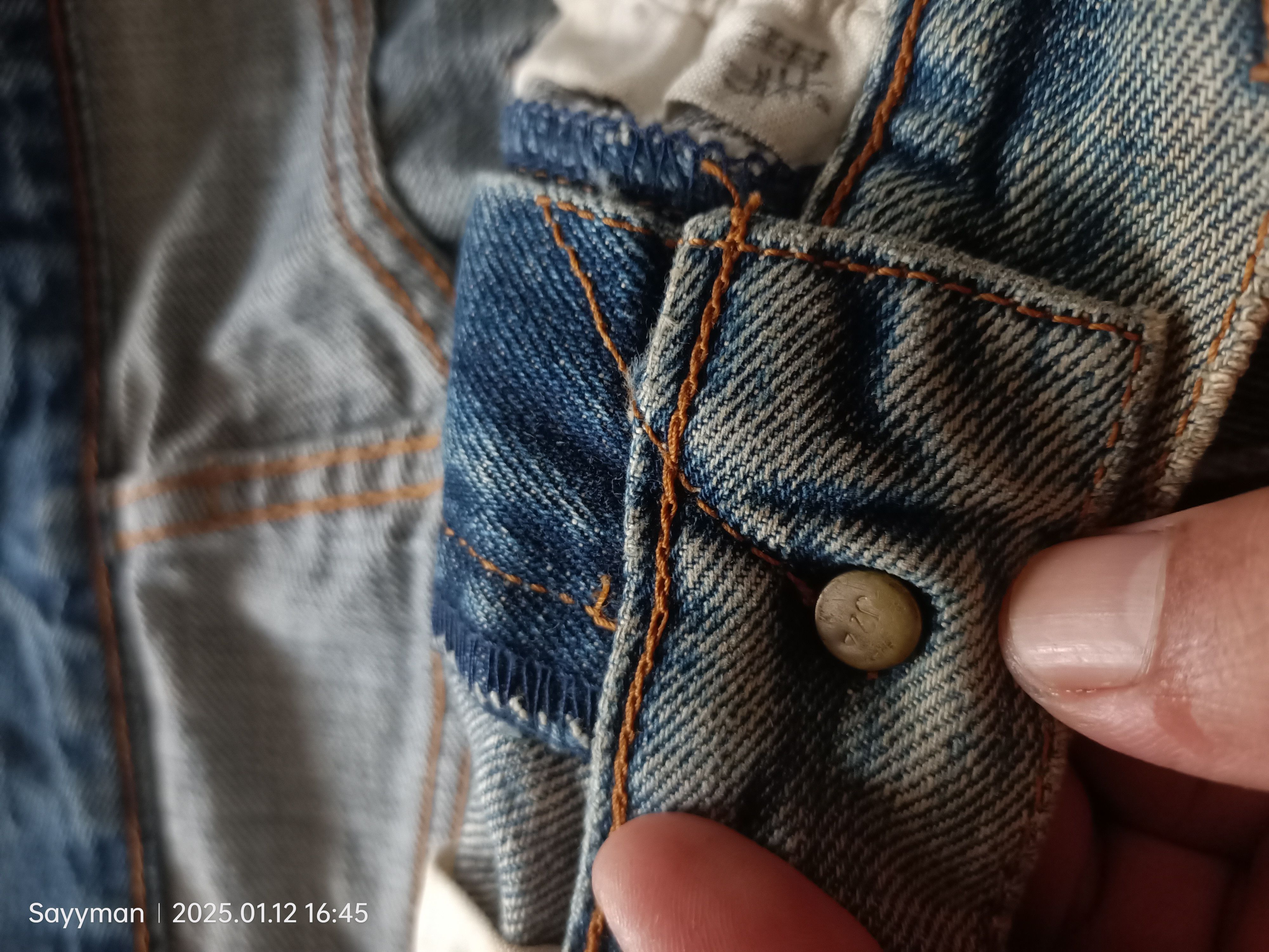 Levi's × Levi's Vintage Clothing Levis 502 Big E Selvedge Button J22 Denim Jeans Size US 32 / EU 48 - 8 Thumbnail