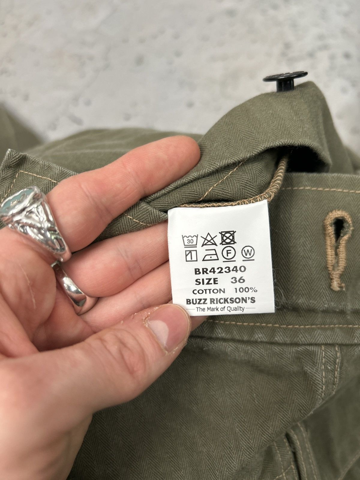 Buzz Rickson's Vintage Buzz Rickson & Co Military 90s Avantgarde Cargo Rare Size US 36 / EU 52 - 8 Thumbnail