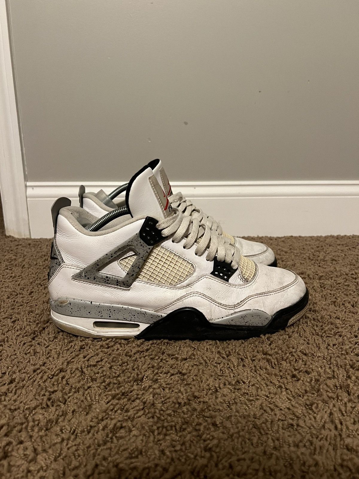 Jordan Brand × Nike Jordan 4 White Cement (2016) Size 10.5 Size US 10.5 / EU 43-44 - 3 Thumbnail