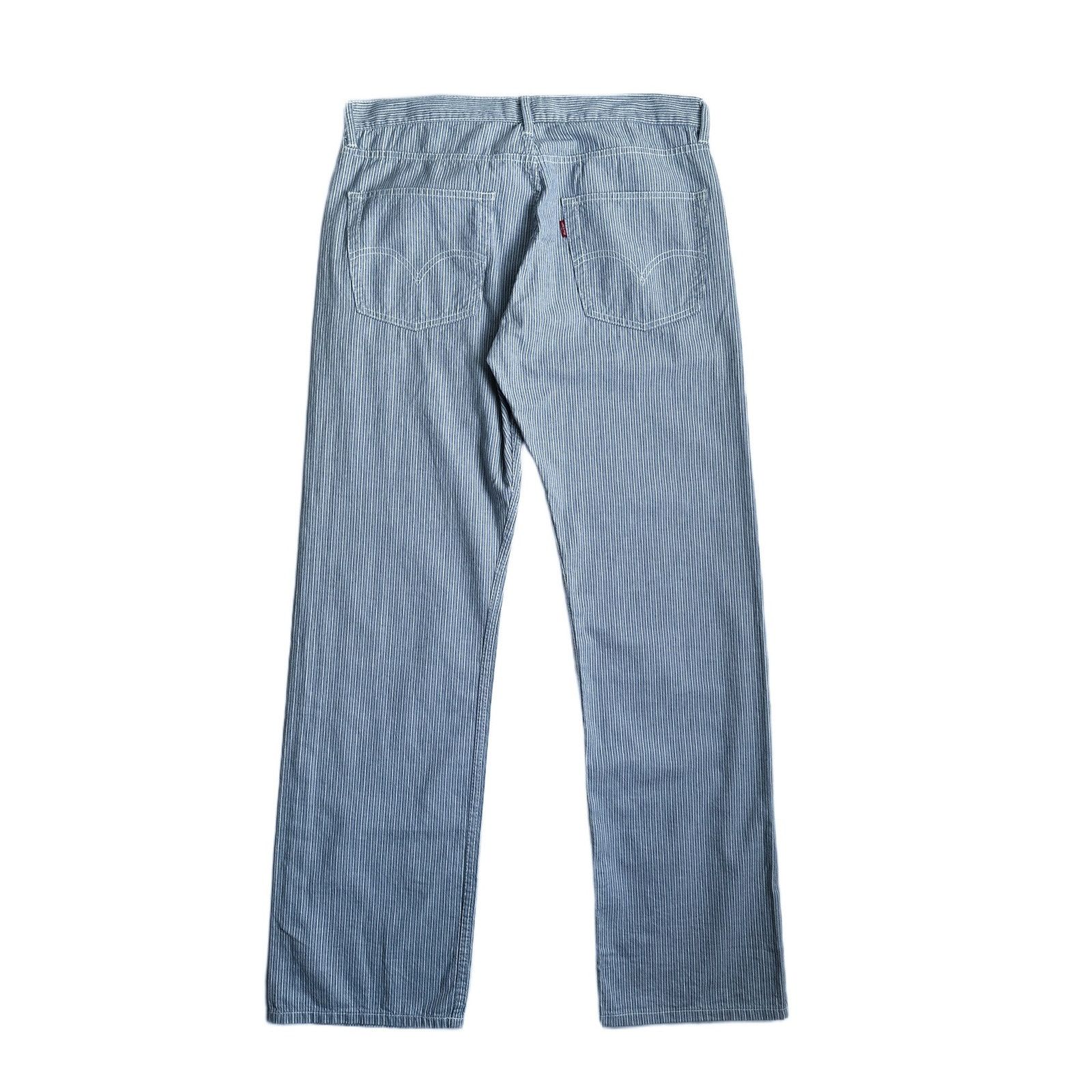 Junya Watanabe Junya Watanabe AD 2005 Wide Pinstriped Pants Size US 36 / EU 52 - 2 Thumbnail