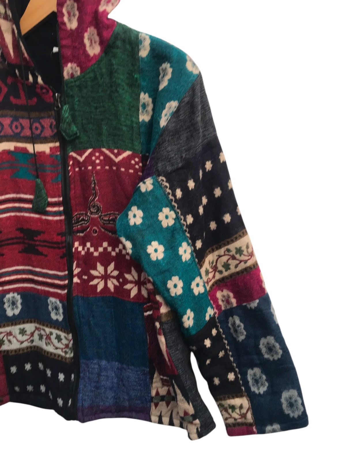 Other Pop Art Hoodie Patchwork Multicolour Sweater Size US M / EU 48-50 / 2 - 8 Thumbnail