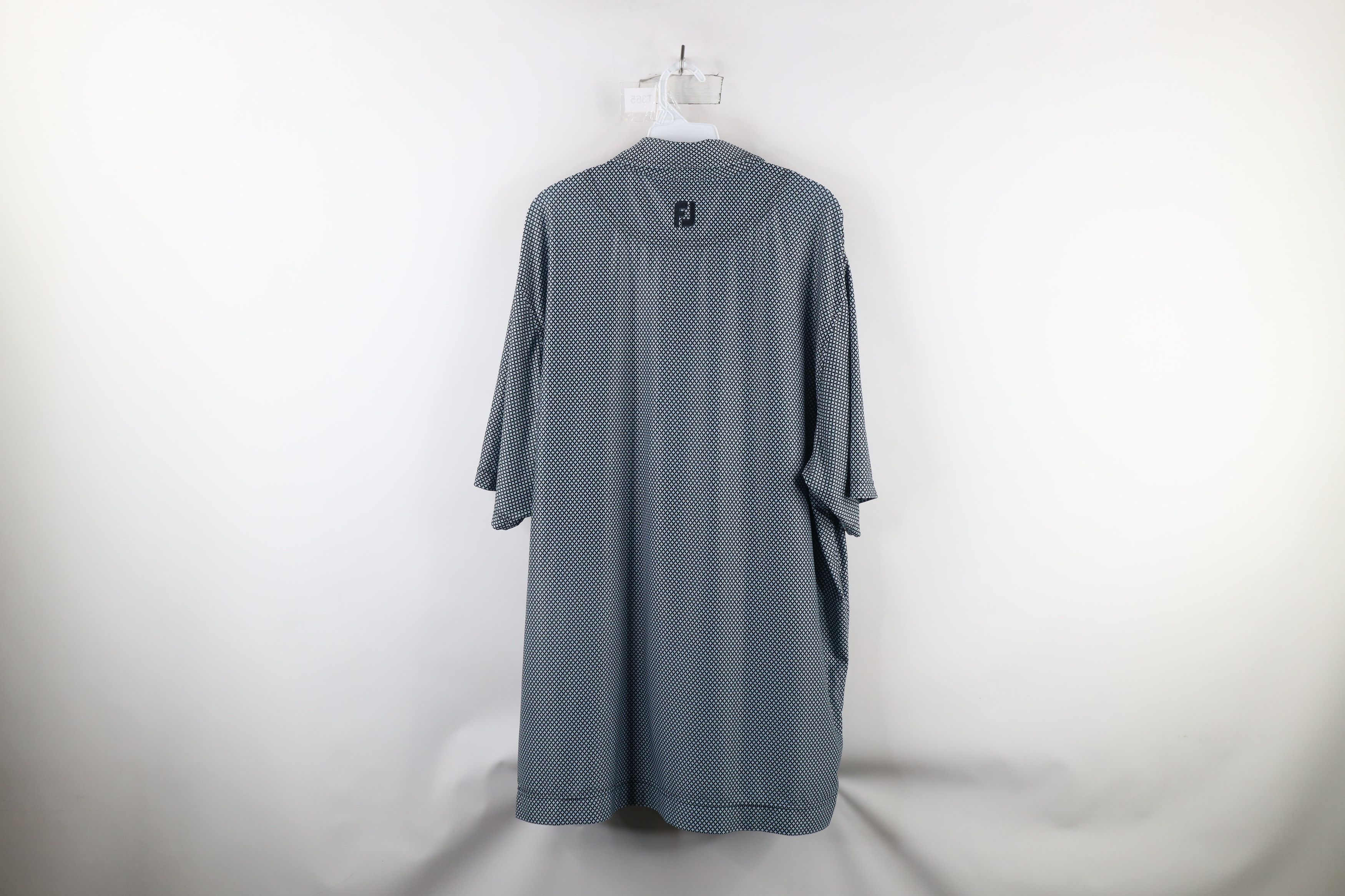 Footjoy × Vintage FootJoy Flower Stretch Collared Short Sleeve Golf Polo Shirt Size US L / EU 52-54 / 3 - 8 Thumbnail