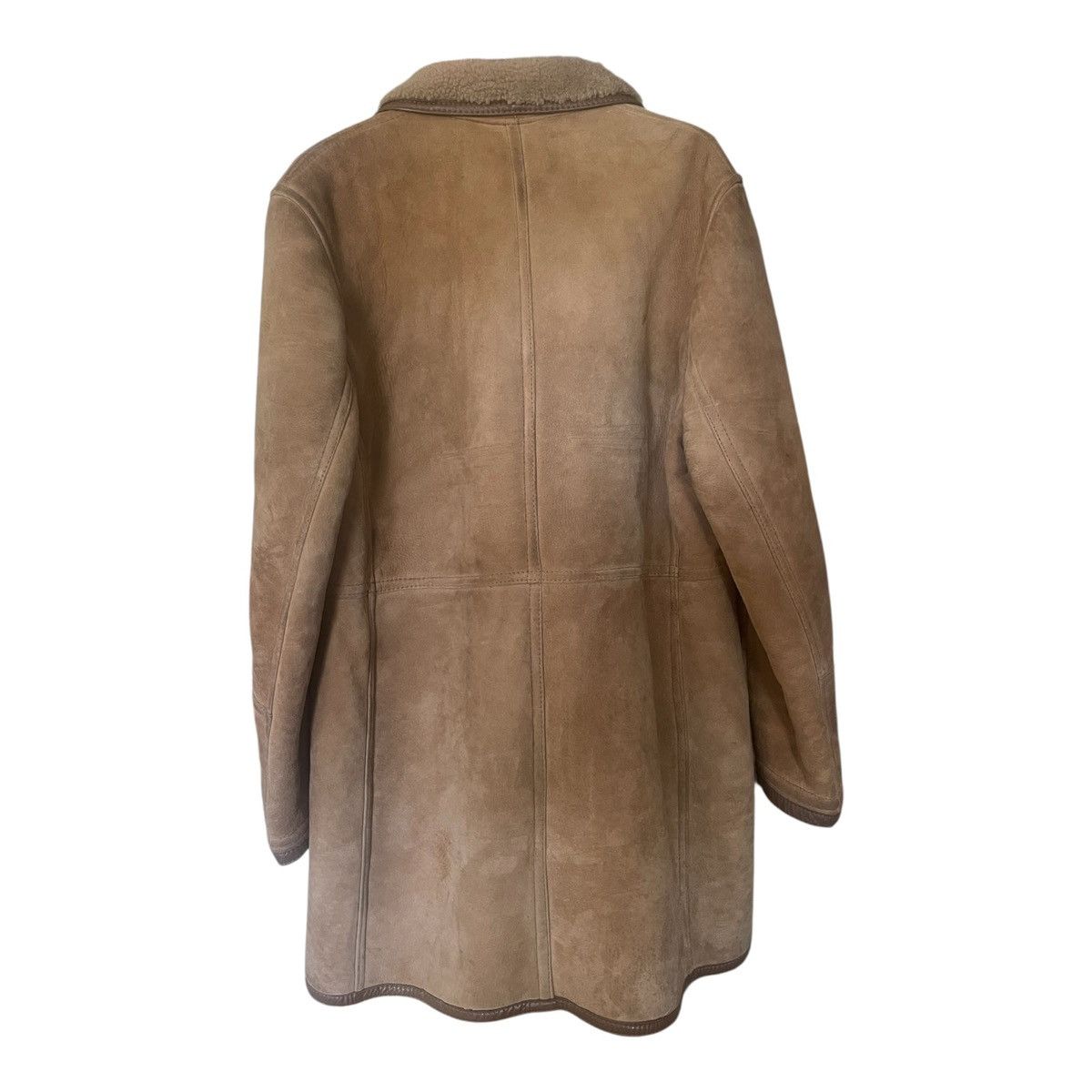 Other Vtg 70s Men's Shearling Double Breasted Coat Lapel Collar Size US M / EU 48-50 / 2 - 3 Thumbnail