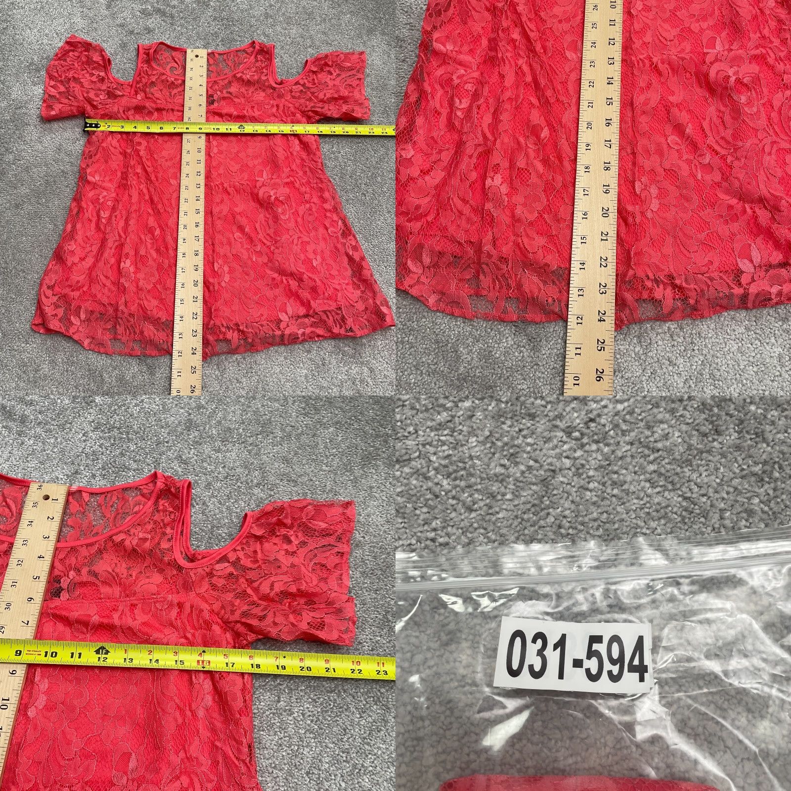 Pinko Naif Pink Blouse Womens M Short Sleeve Lace Cold Shoulder Nylon Top Regular Pink Fabric Basic Casual Vogue Size M / US 6-8 / IT 42-44 - 8 Thumbnail