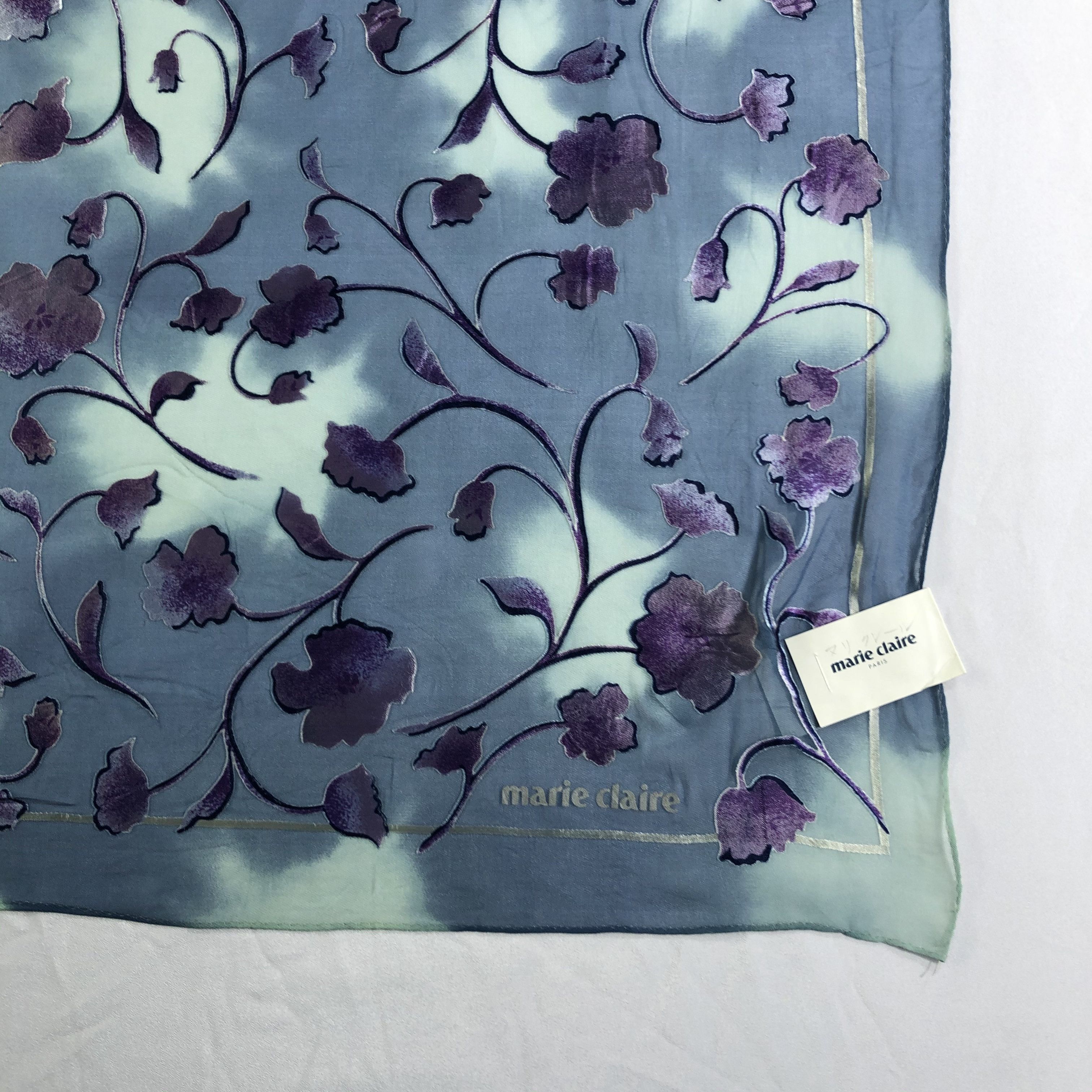 Vintage Vintage Marie Claire Silk Scarf Size ONE SIZE - 4 Thumbnail