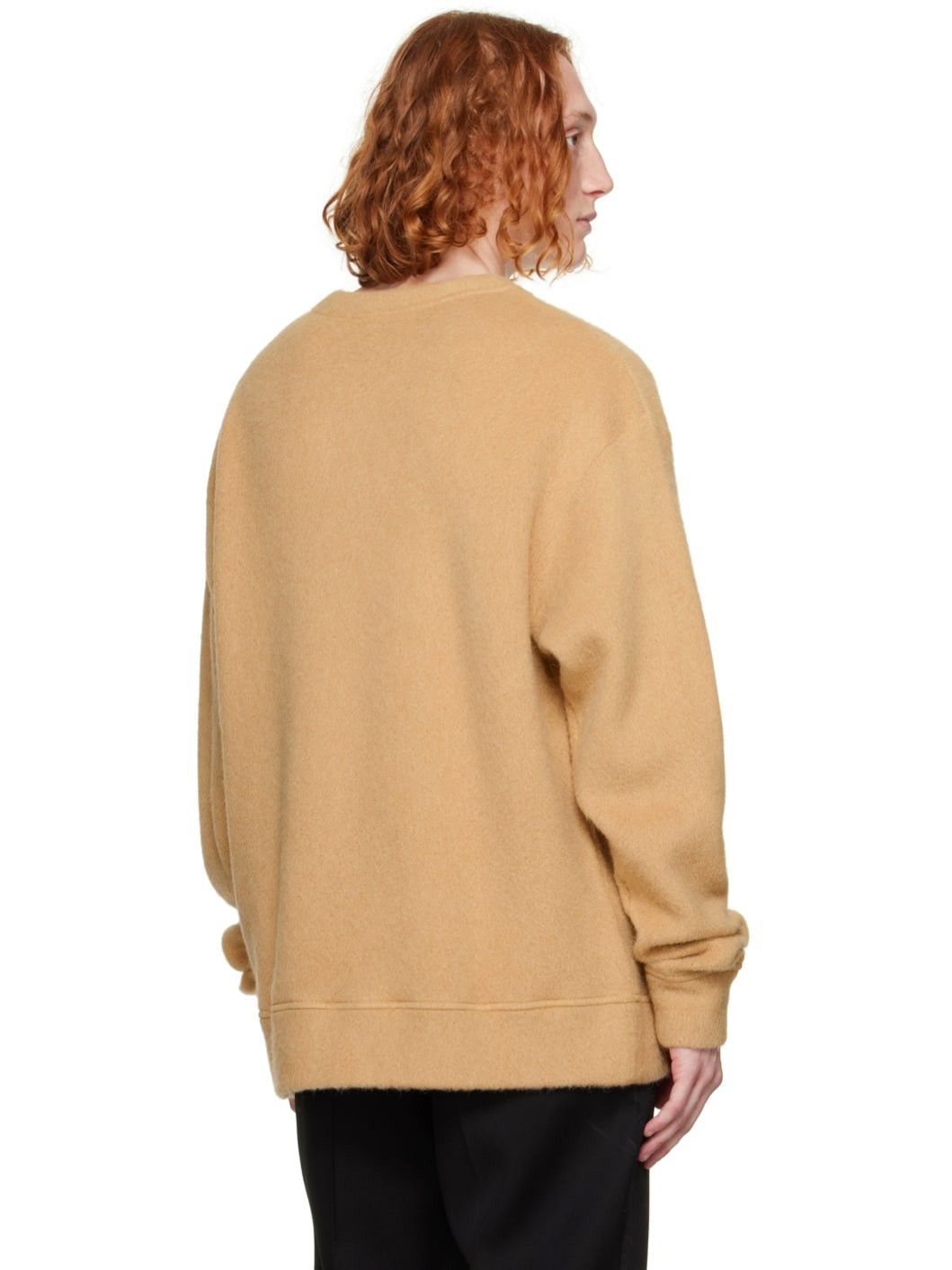 Jil Sander o1mt1gz0625 Crewneck Sweater in Tan Size US S / EU 44-46 / 1 - 3 Thumbnail