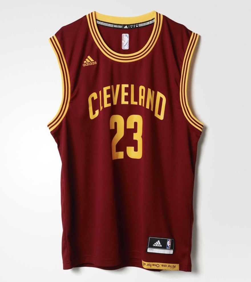 NBA Adidas NBA Cleveland Cavaliers Lebron James Jersey Size US M / EU 48-50 / 2 - 2 Thumbnail