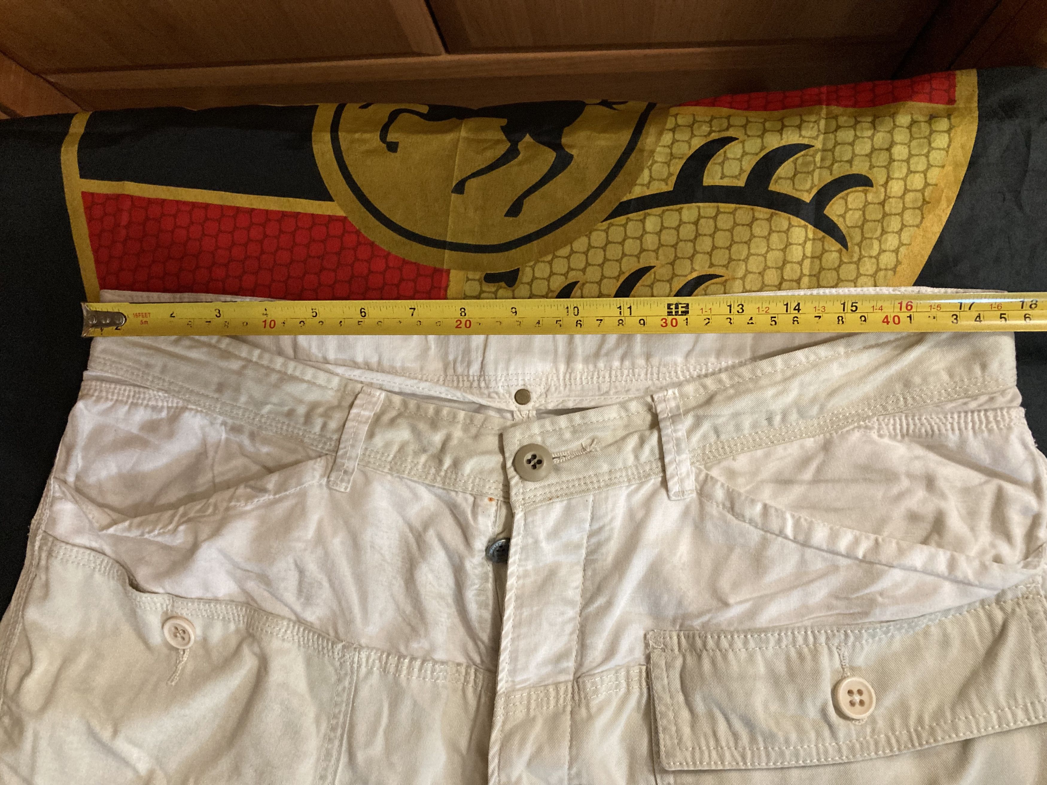 Diesel Vintage Diesel Distressed Cargo Utility Combat Shorts Size US 33 - 12 Thumbnail