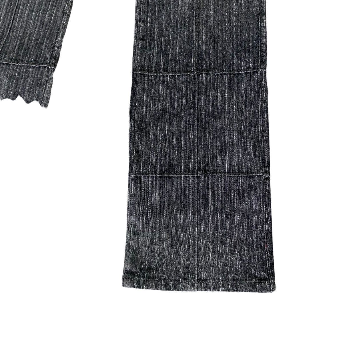 Michel Klein MK Klein Denim Striped General Worker Jeans Size US 30 / EU 46 - 9 Thumbnail