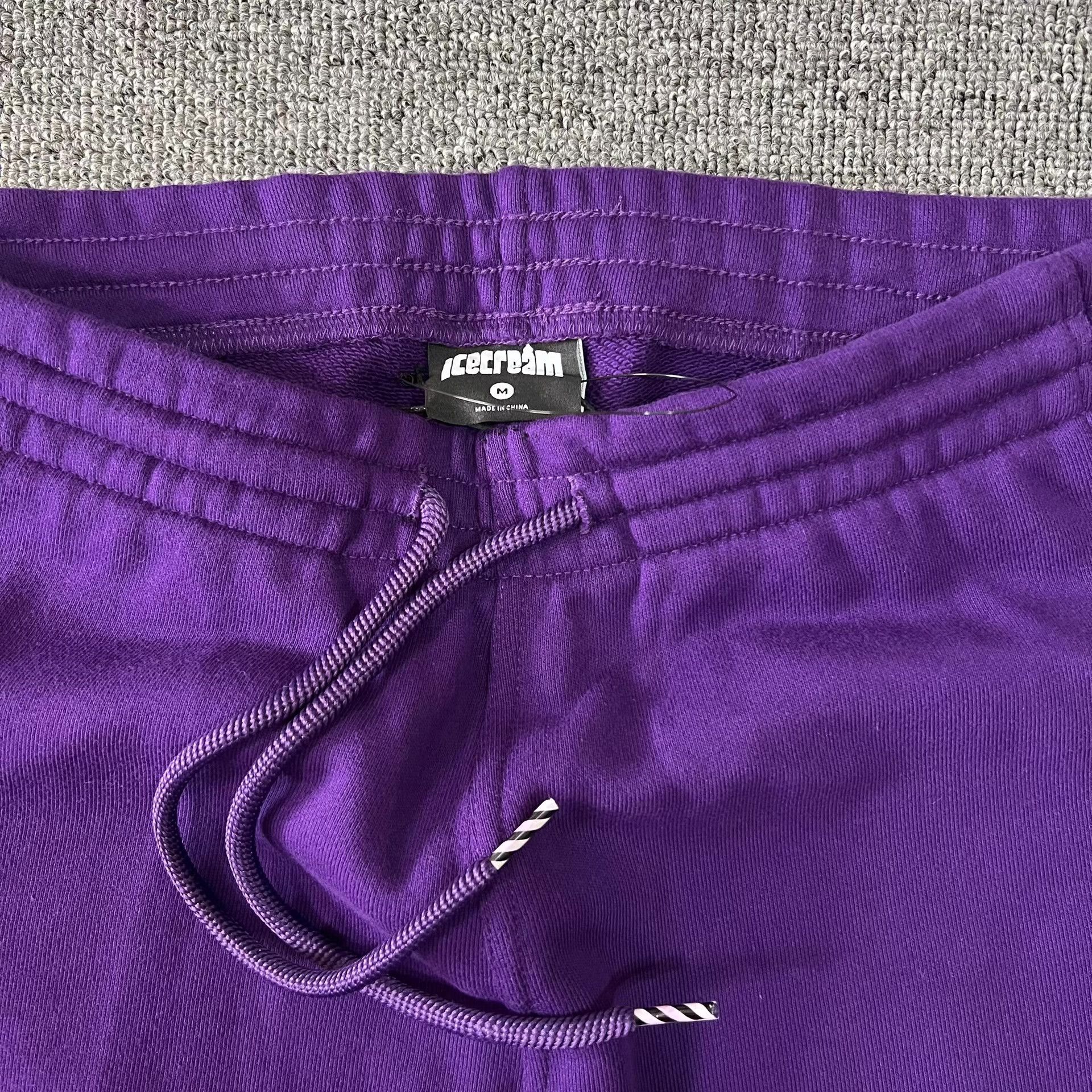Japanese Brand BBC ICECREAM French Terry Puff Embroidery Sweatpants Q7 Size US 34 / EU 50 - 3 Thumbnail
