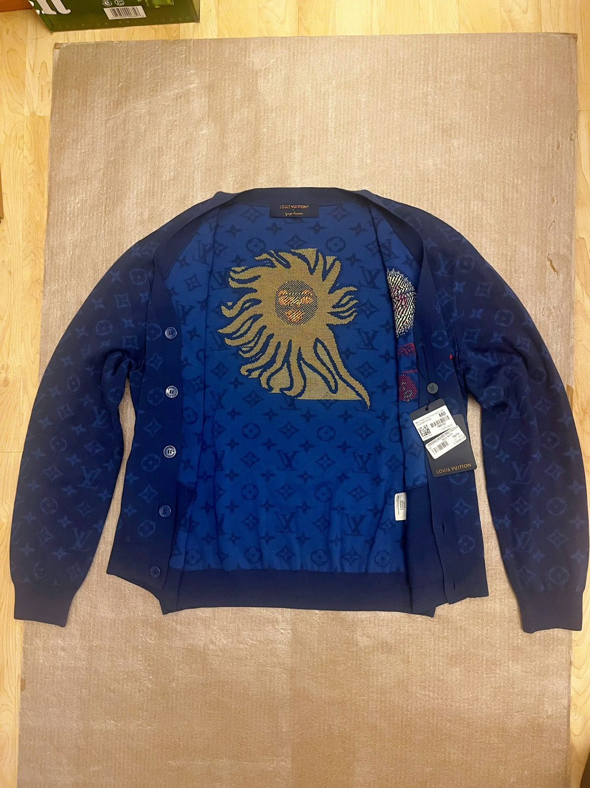 Louis Vuitton Louis Vuitton Luxury Open-Chest Button Sweater Size US M / EU 48-50 / 2 - 2 Thumbnail