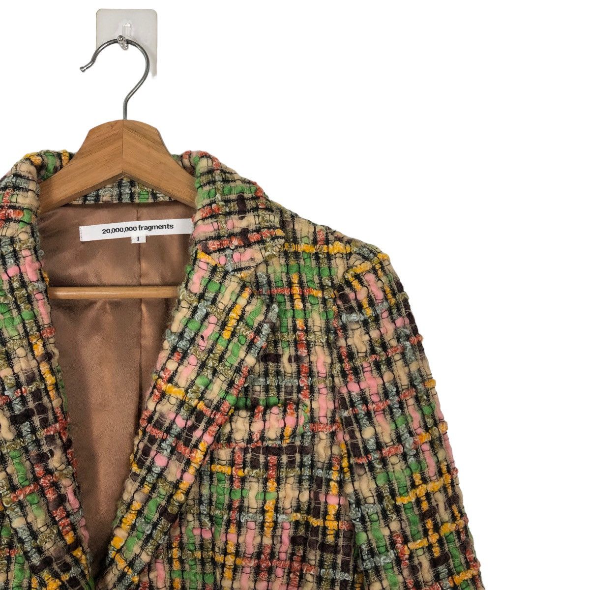 Japanese Brand 🔥RARE 20,000,000 FRAGMENTS TWEED JACKET MADE IN JAPAN Size M / US 6-8 / IT 42-44 - 5 Thumbnail