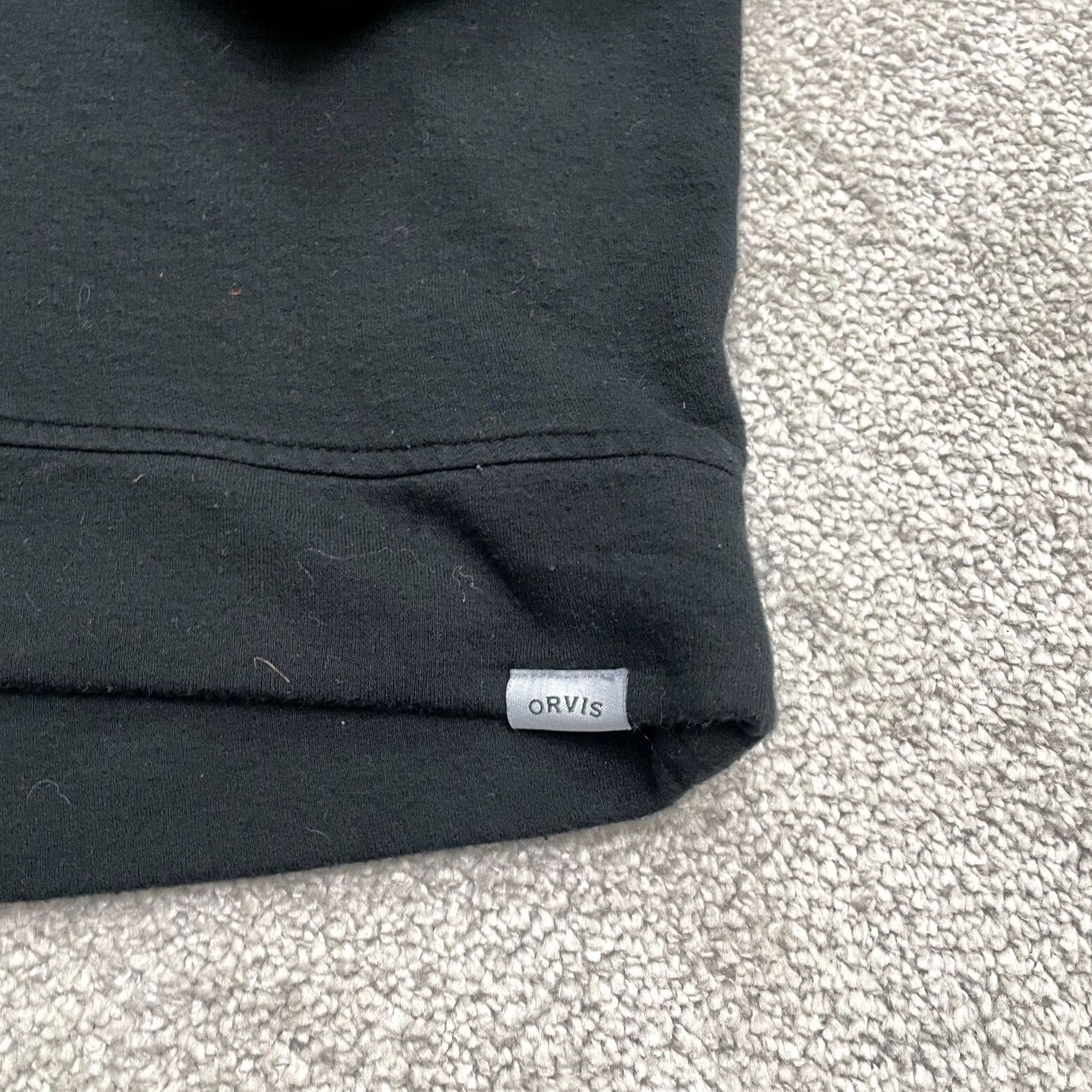 Orvis Orvis Sweatshirt Womens XXL Solid Black Crew Neck Pullover Modal Blend Casual Size XXL / US 16-18 / IT 52-54 - 3 Thumbnail