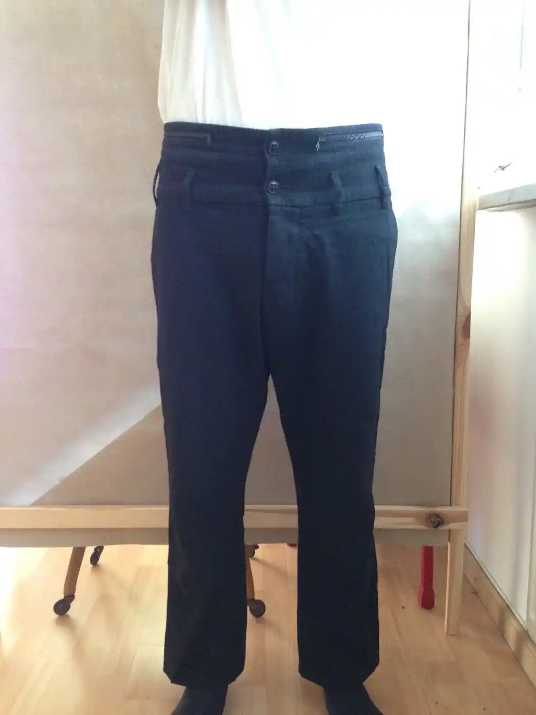 Ann Demeulemeester high waisted cropped pants