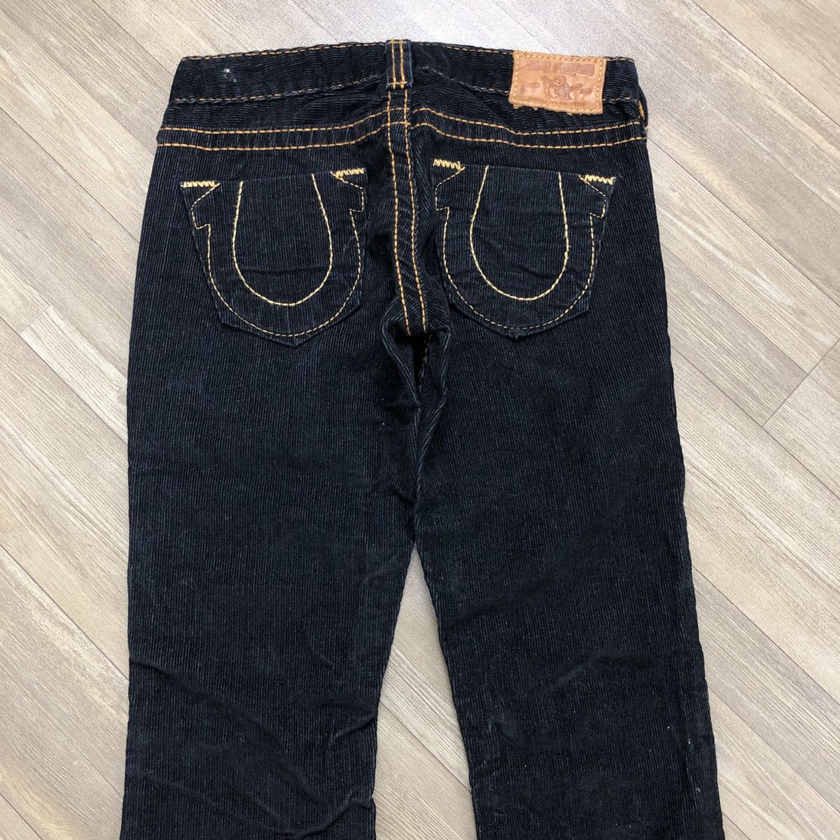 If Six Was Nine 2000s True Religion Bootcut Flared Jeans Corduroy Pants Size 26" / US 2 / IT 38 - 4 Thumbnail