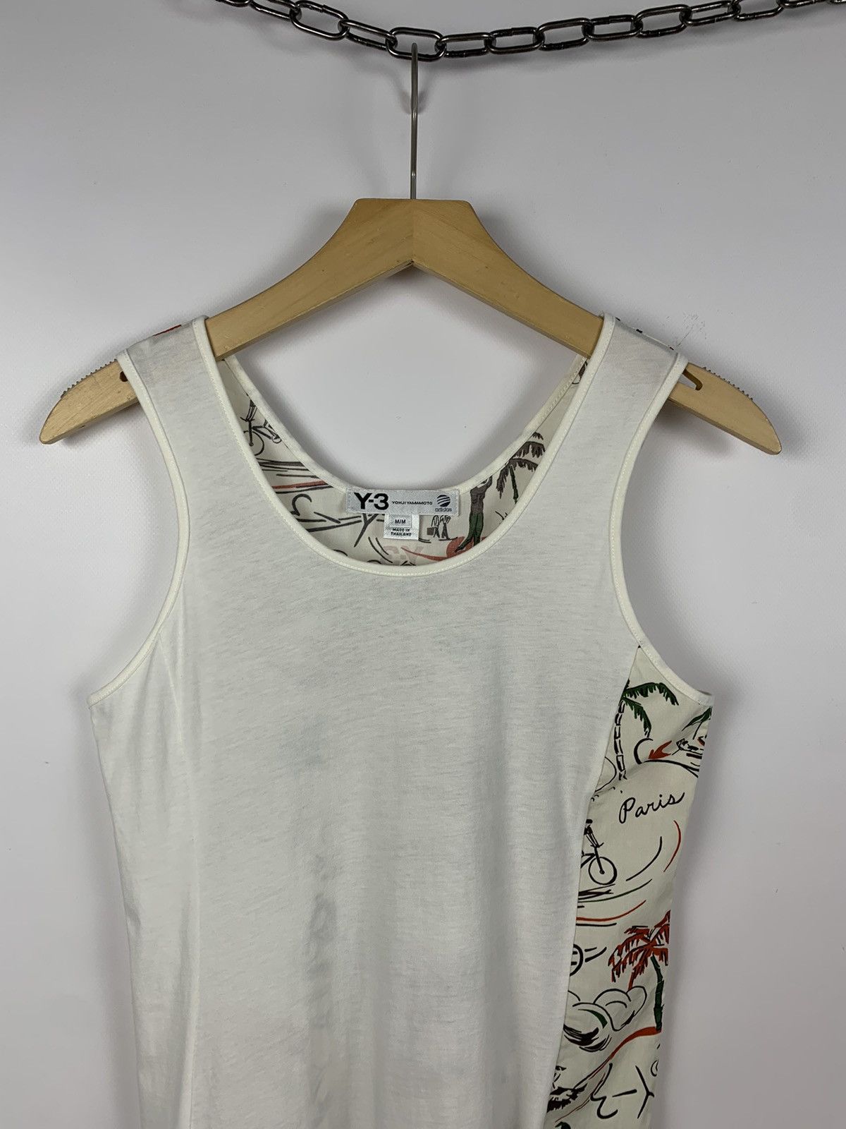 Y-3 Adidas x Y-3 by Yohji Yamamoto Tank Top Ladies Size M Floral Size M / US 6-8 / IT 42-44 - 6 Thumbnail