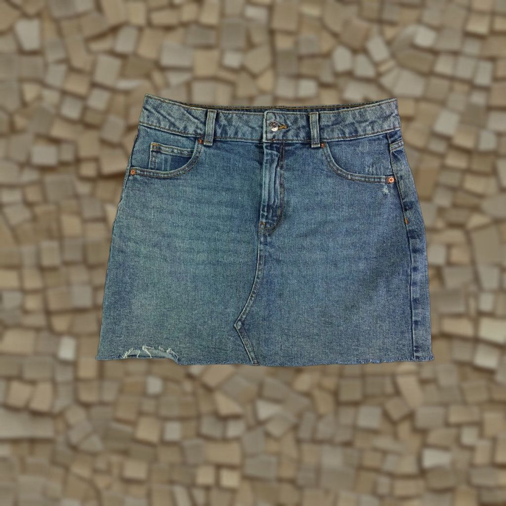 Vintage Wild Fable Blue Jeans Skirt Womens Size 12 30" Waist Measured Size 34" / US 12 / IT 48 - 1 Thumbnail