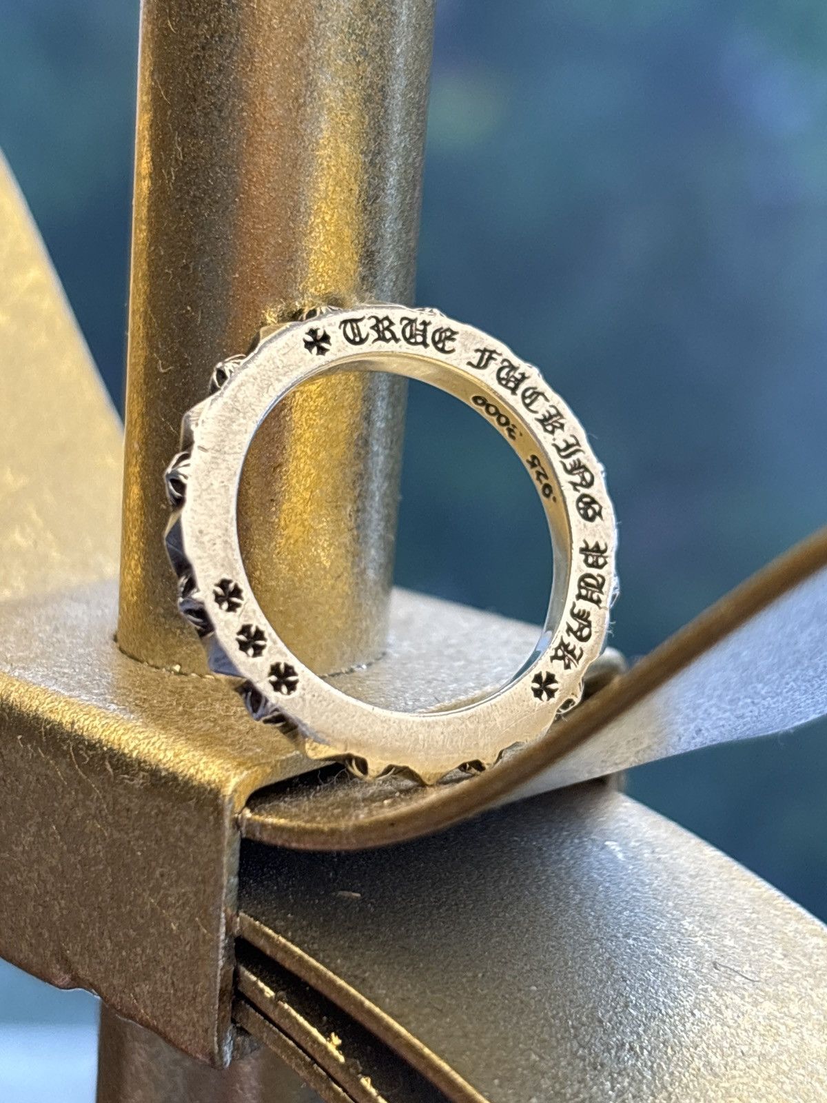 【 クロムハーツ 】 TRUE FUCKING PUNK リング TFP クロムハーツ トゥルーファッキンパンク リング / CHROME HEARTS